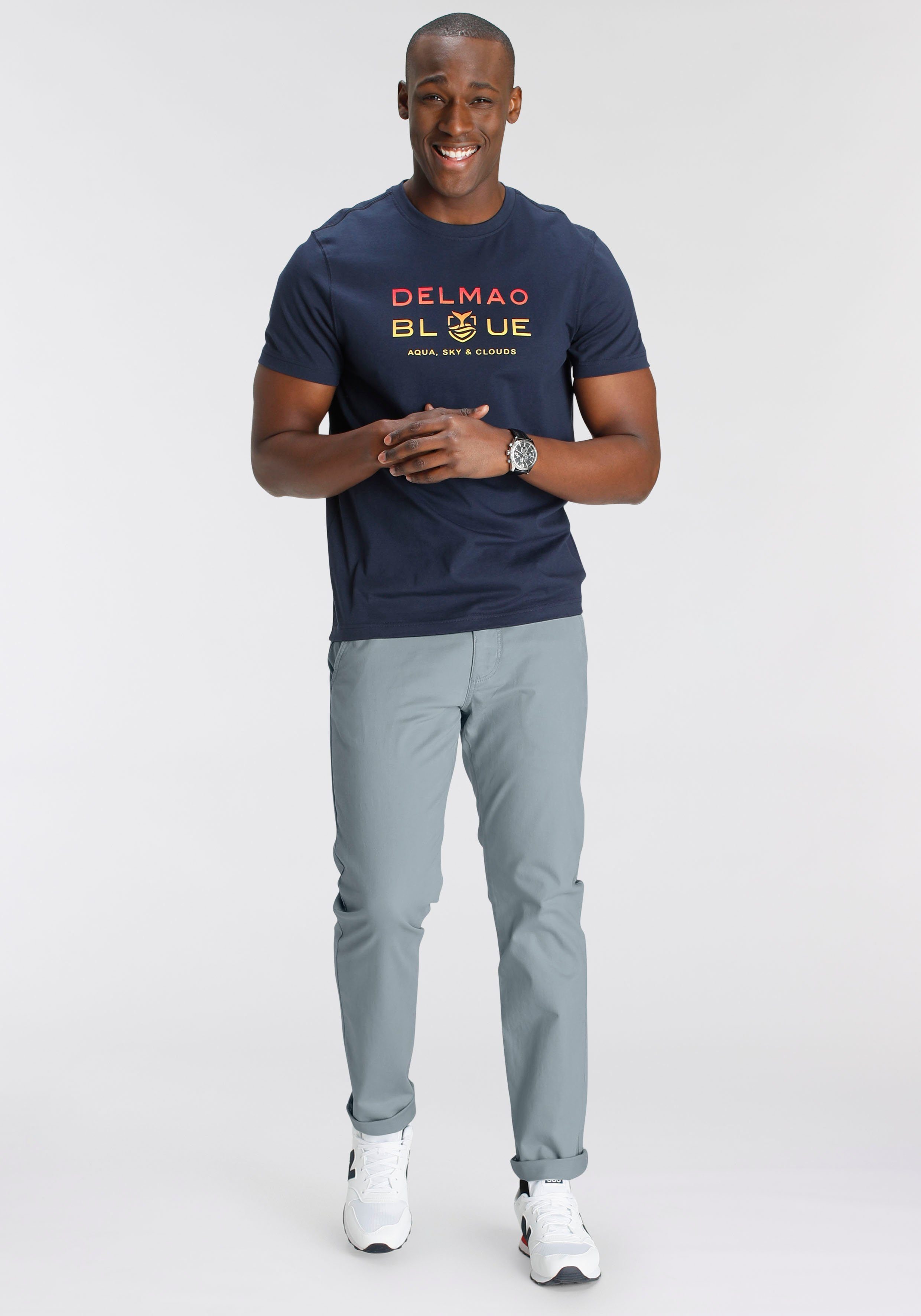 DELMAO Chinohose mit Details