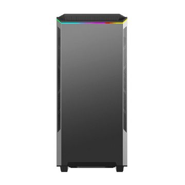 COIL PC-Gehäuse Paladin T801,Mid-Tower ATX, gehärtetes Glas, ARGB 12cm Rainbow-Lüfter, (Staubfilter: Boden- und Oberseite mit Staubfilter), Gehärtetes Glas, ARGB, MIDI-Tower, ATX, Grafikkartenlänge: 360 mm