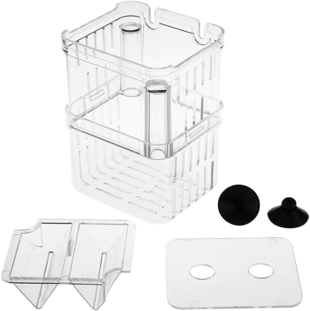 Ablaichkasten Aquarium Zuchtbox robust für Fische Garnelen Aufzucht Isolation DE.
