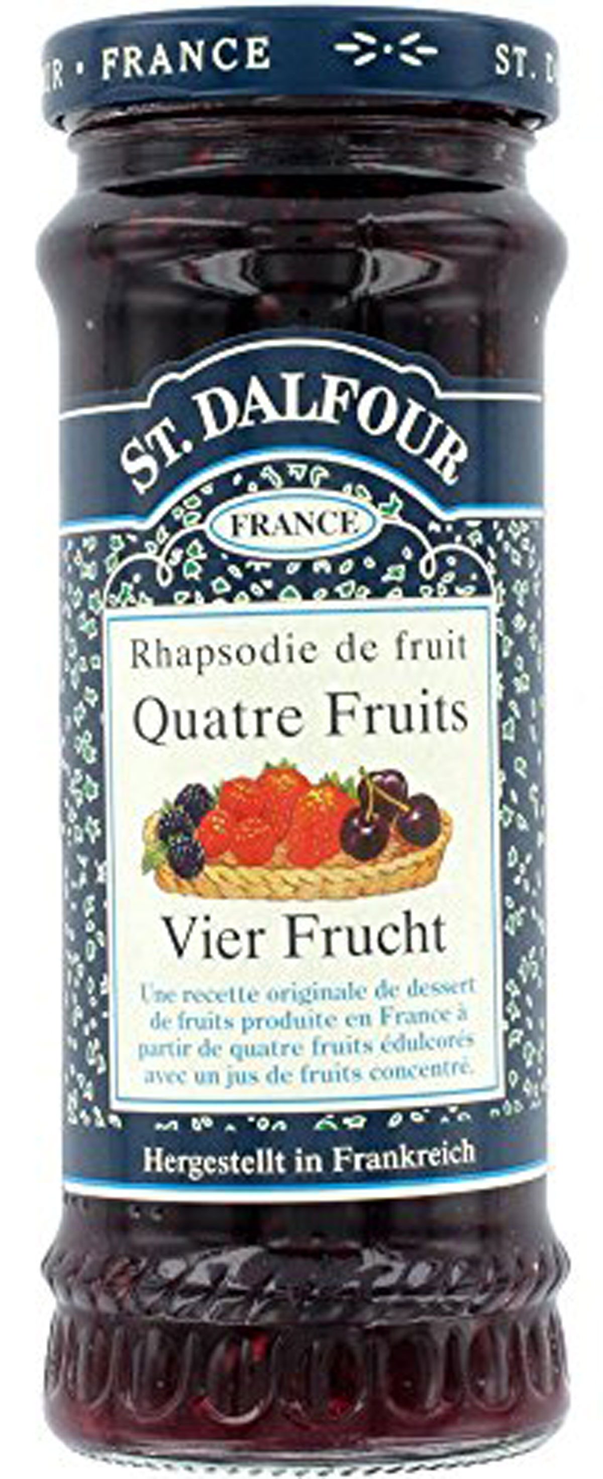 ST DALFOUR Fruchtaufstrich, St. Dalfour Fruchtaufstrich Vier Frucht Aufstrich Konfitüre 280g