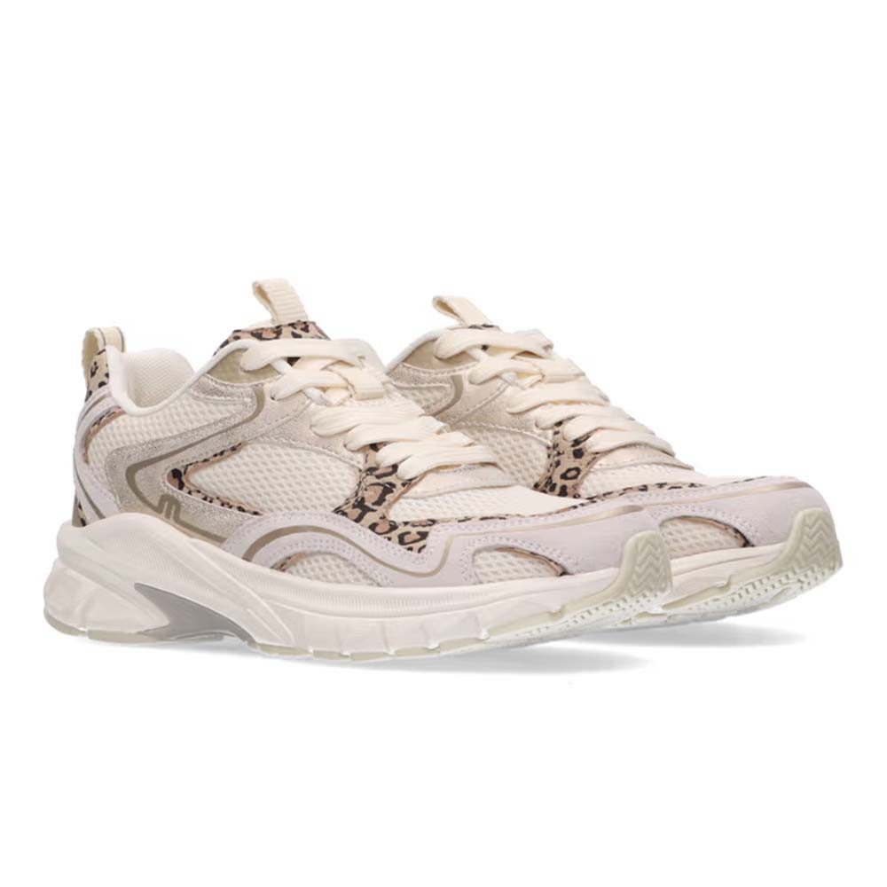 Maruti Novi Leather - beige-Leopard Sneaker