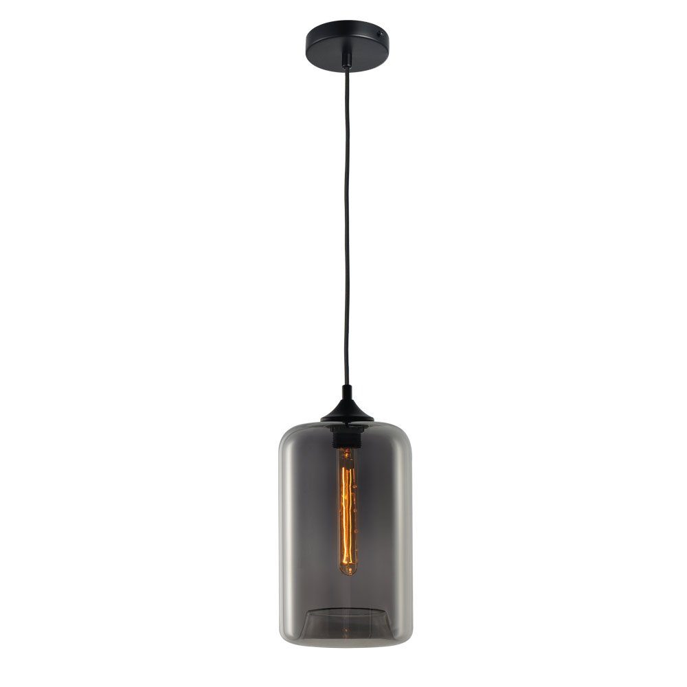 in Schwarz Runder XL Galerieleuchte Pendelleuchte Baldachin s.luce Glas Cruet 8-flammig Mehrfarbig, Pendelleuchte s.luce