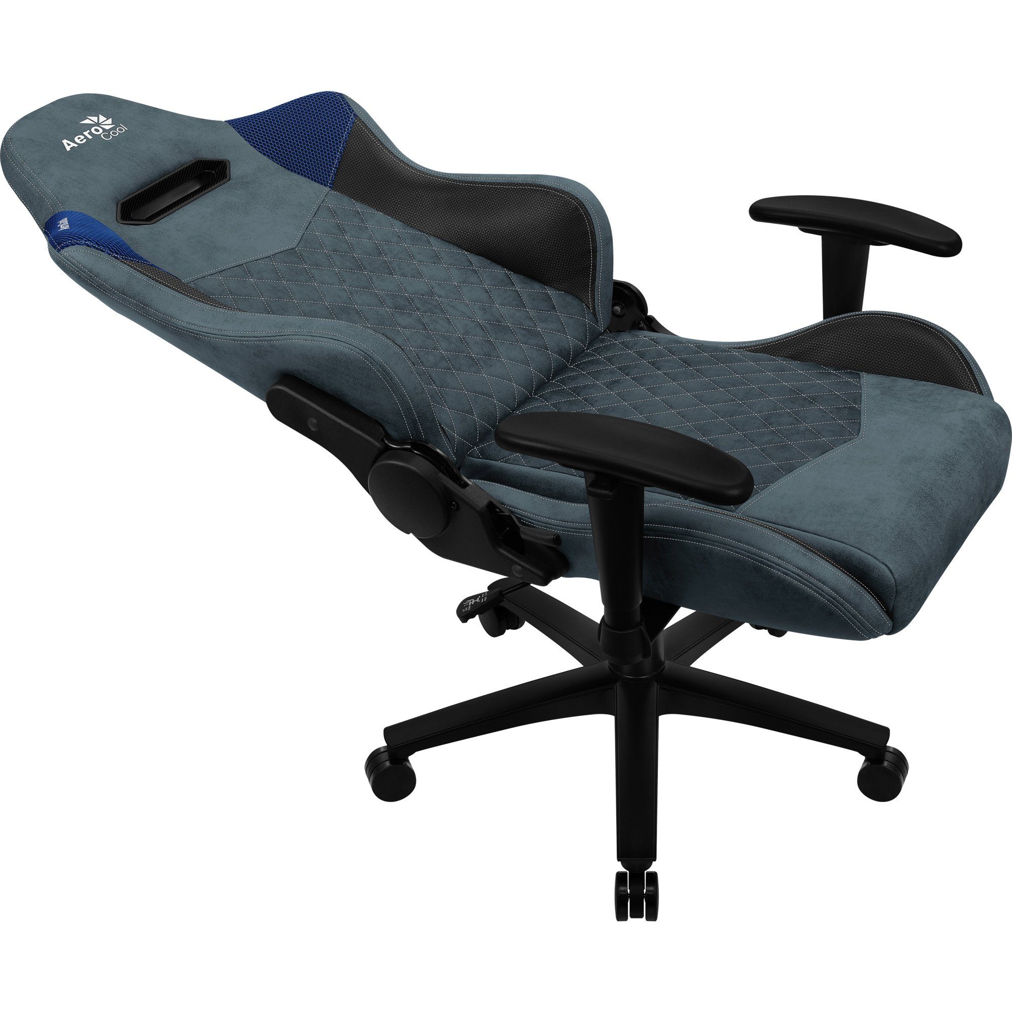 Aerocool Blue) DUKE, Gaming-Stuhl (Steel Aerocool Gaming-Stuhl,