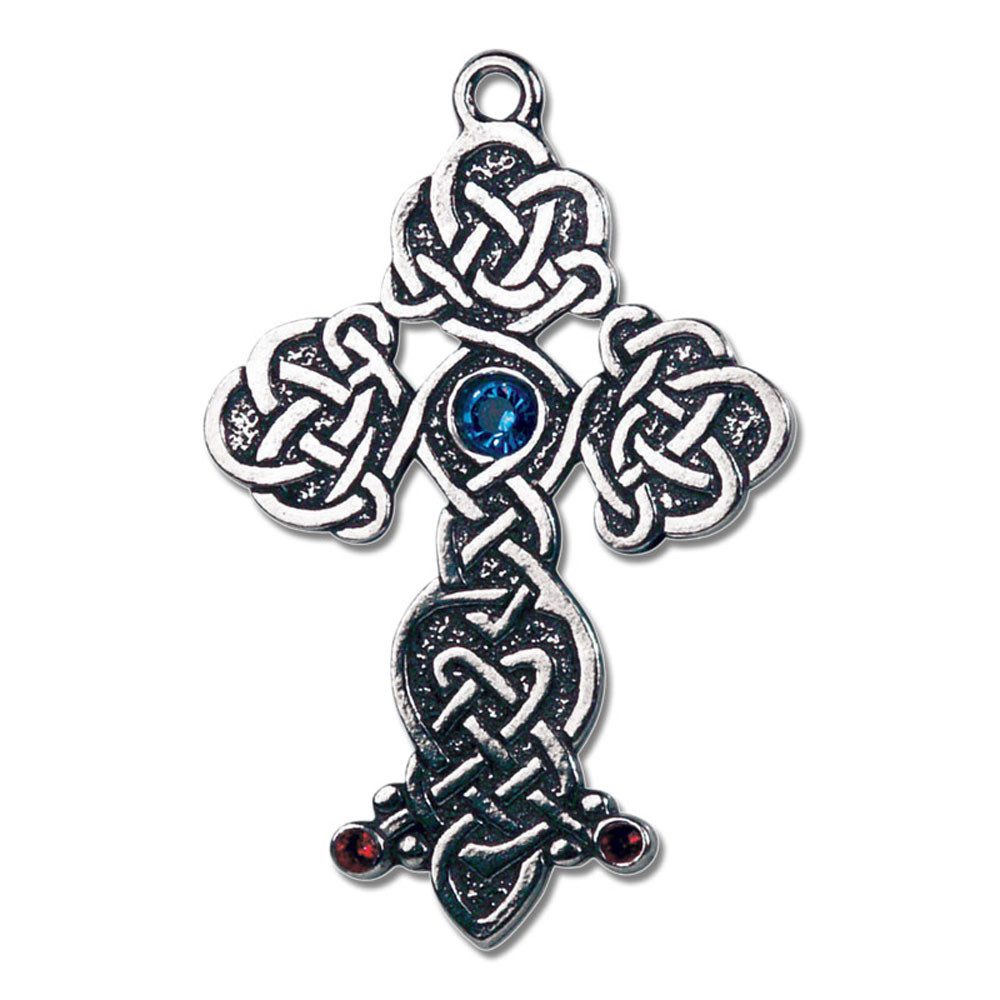 Kreuzanhänger Königin Guinevere´s Kreuz Anhänger Schmuck Kreuze mit Halskette 50x34m