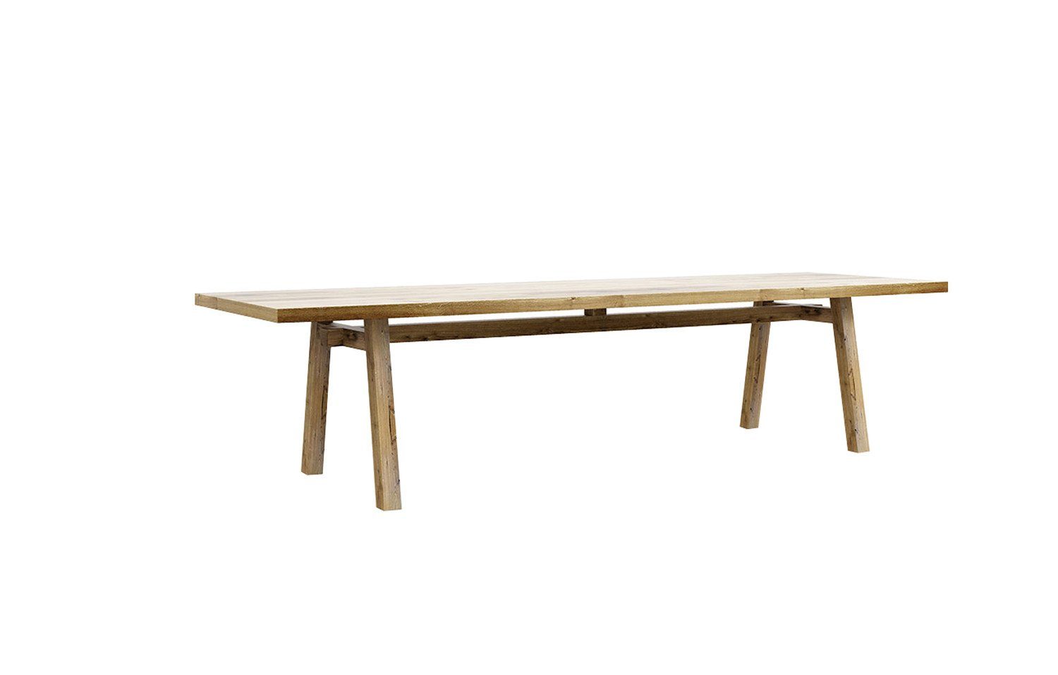 Natur24 Esstisch Esstisch Tisch Collier 260x90cm Eiche Massiv Tisch Designertisch