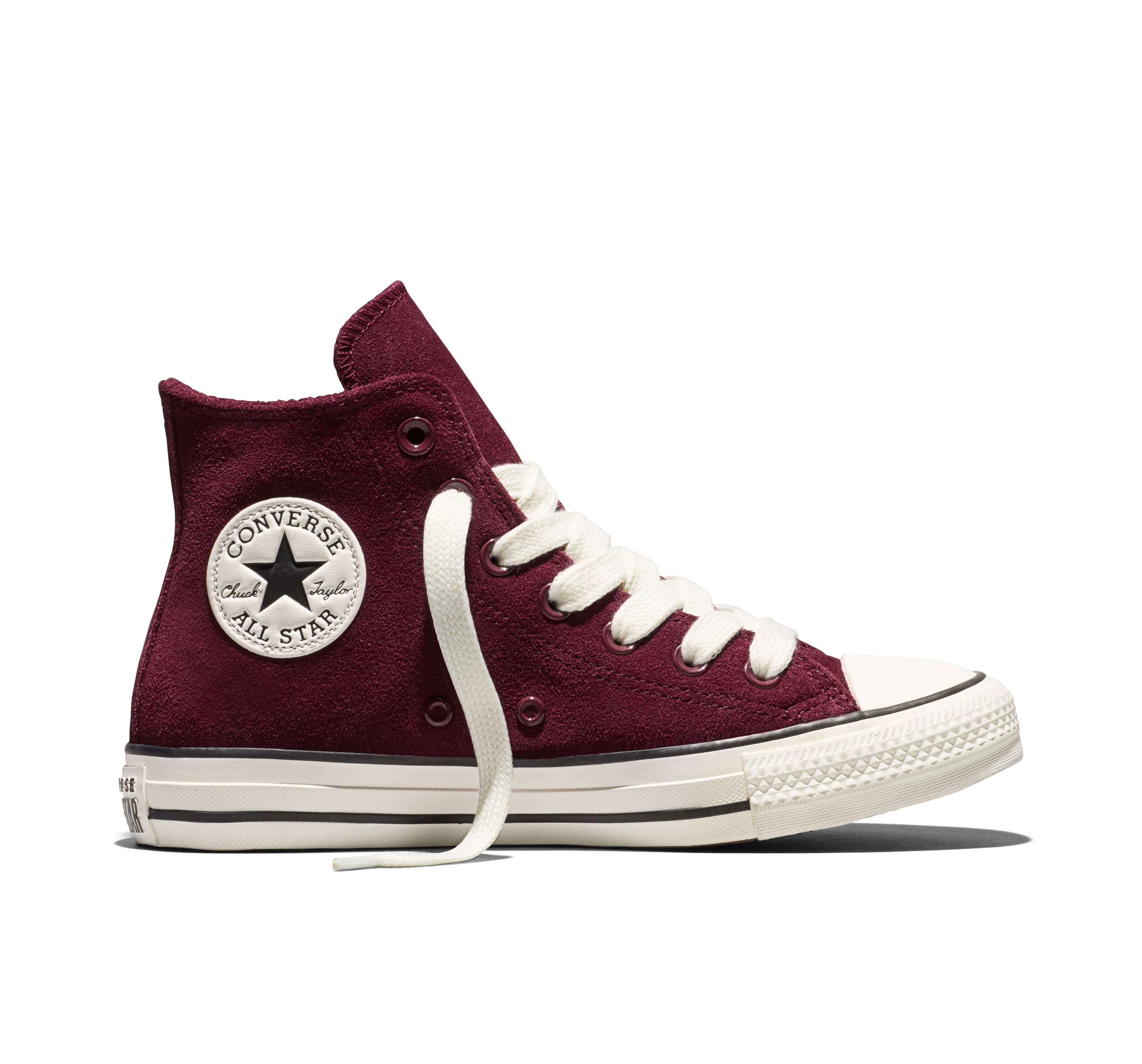 Converse Chuck Taylor All Star Sneaker wasserdichtes Wildleder, gefüttert und breite Laces