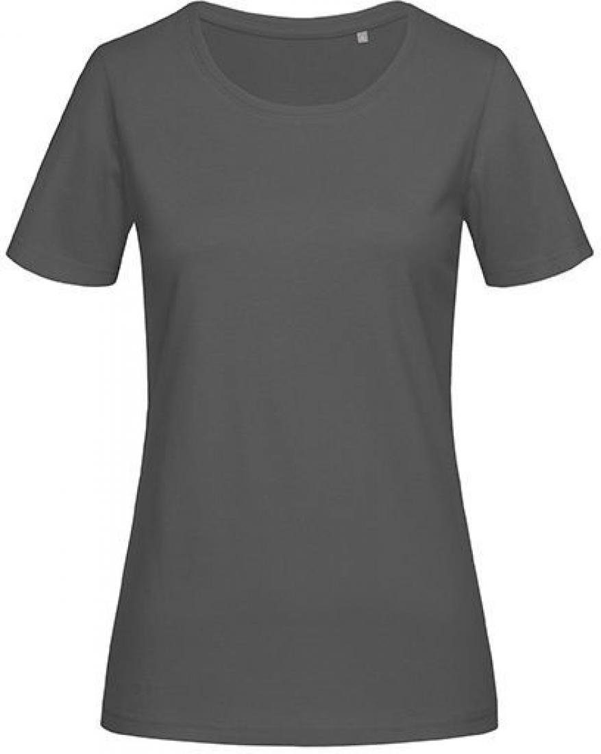 Rundhalsshirt Women´s Lux T-Shirt Rundhals gekämmte Baumwolle