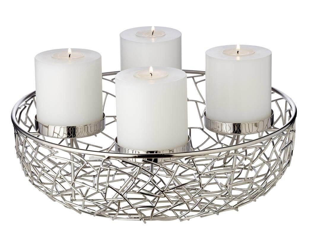 EDZARD Adventskranz Milano, (34 cm) Kerzenhalter für Stumpenkerzen, Advents günstig online kaufen
