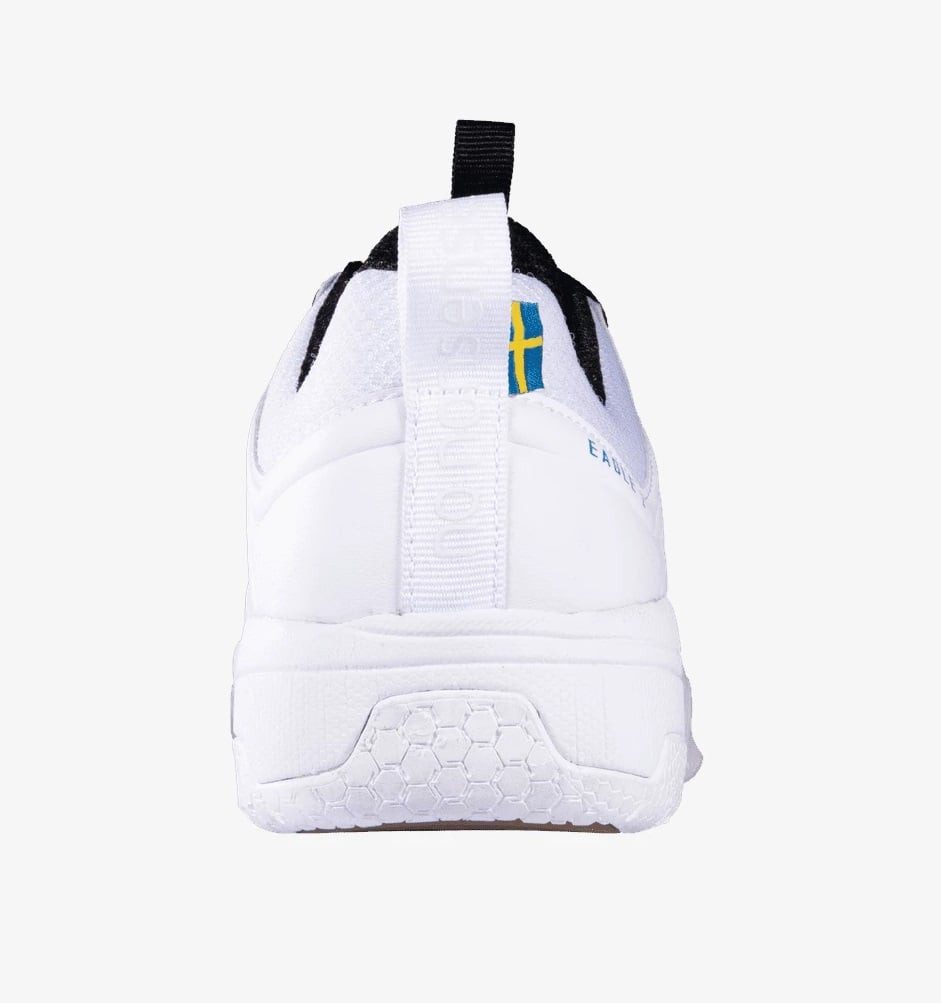 SALMING Hallen-Indoorschuhe Eagle 2 Stabilität/Komfort 2023 weiss/schwarz Badmintonschuh