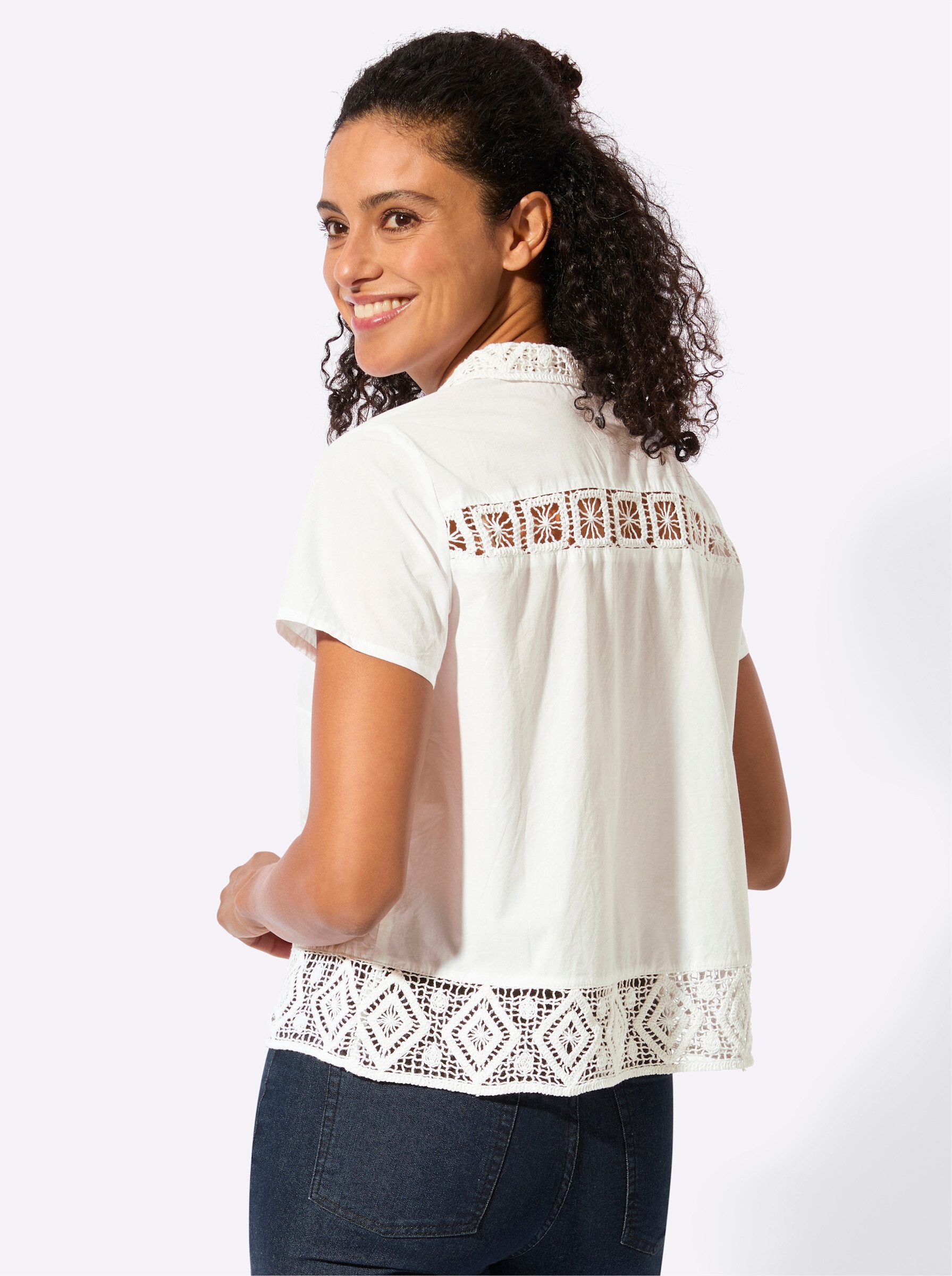 Witt Klassische Bluse Bluse Kurzarm günstig online kaufen