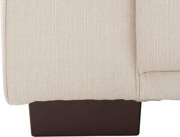 Home affaire Ecksofa Bornholm incl. 2 Kissen, Stellmaße 234x162 cm L-Form, Recamiere wahlweise links oder rechts bestellbar