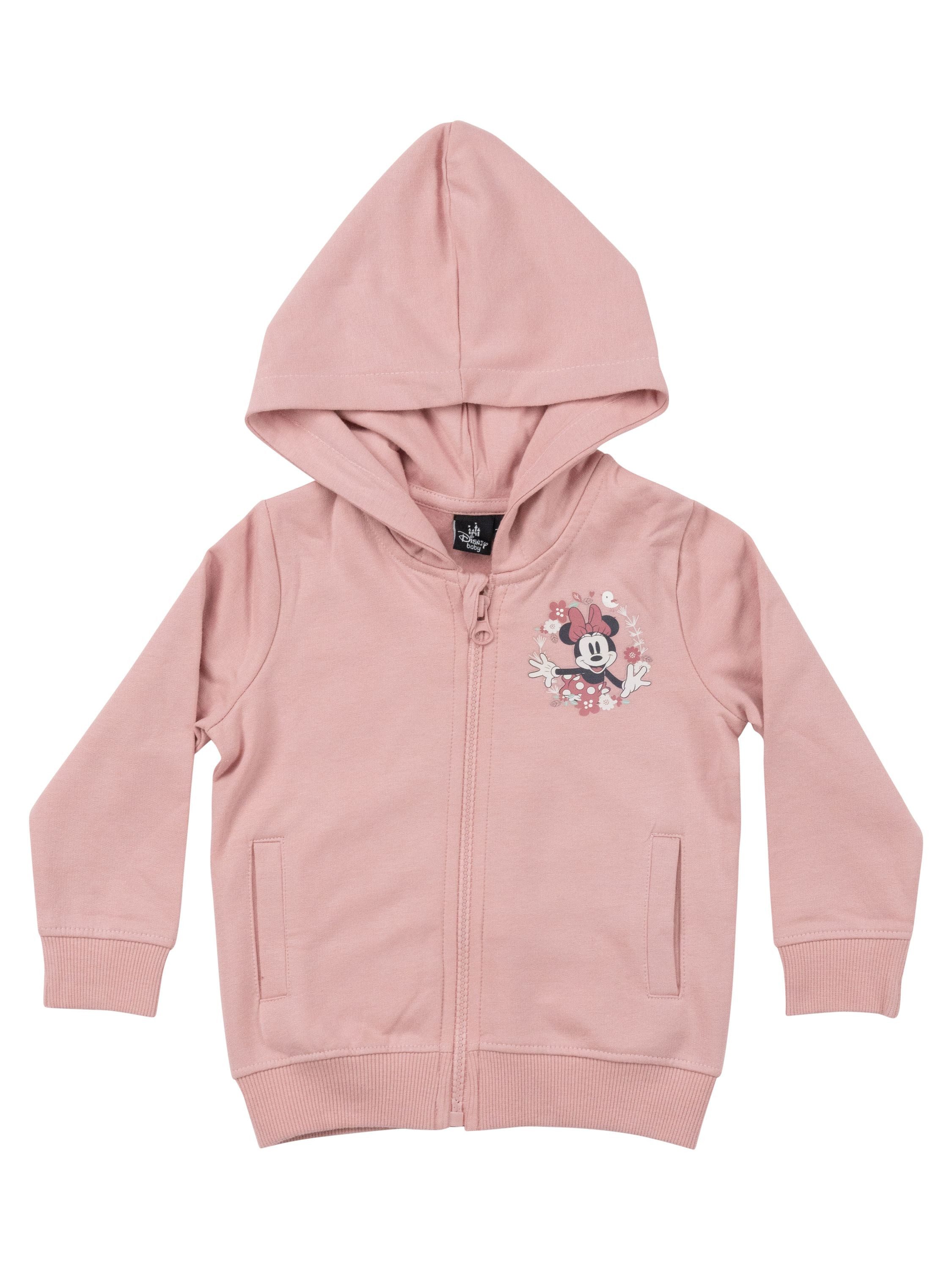Sweatjacke Minnie Mouse Sweatjacke Kapuzenpullover mit Reißverschluss Hoodie