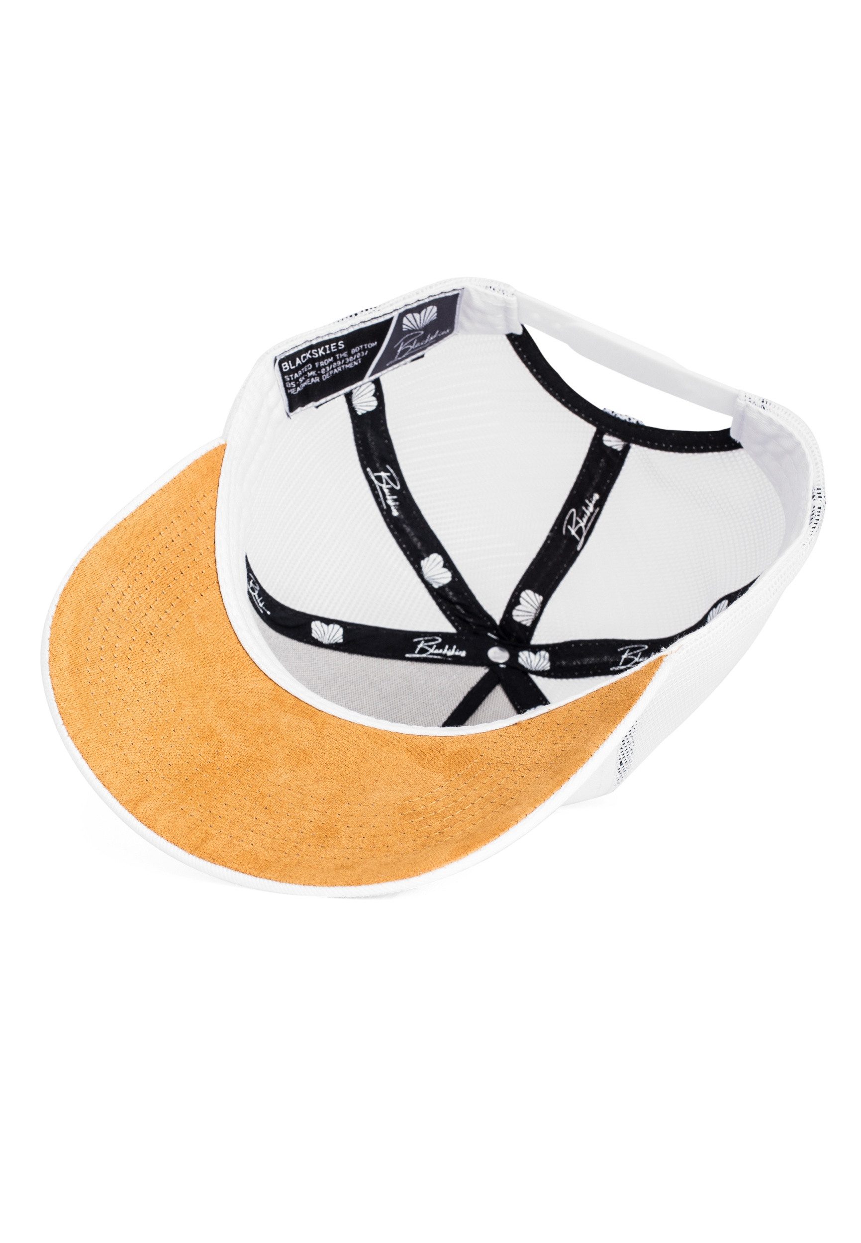 Blackskies Baseball Cap Essentials Trucker Cap Weiß-Braun