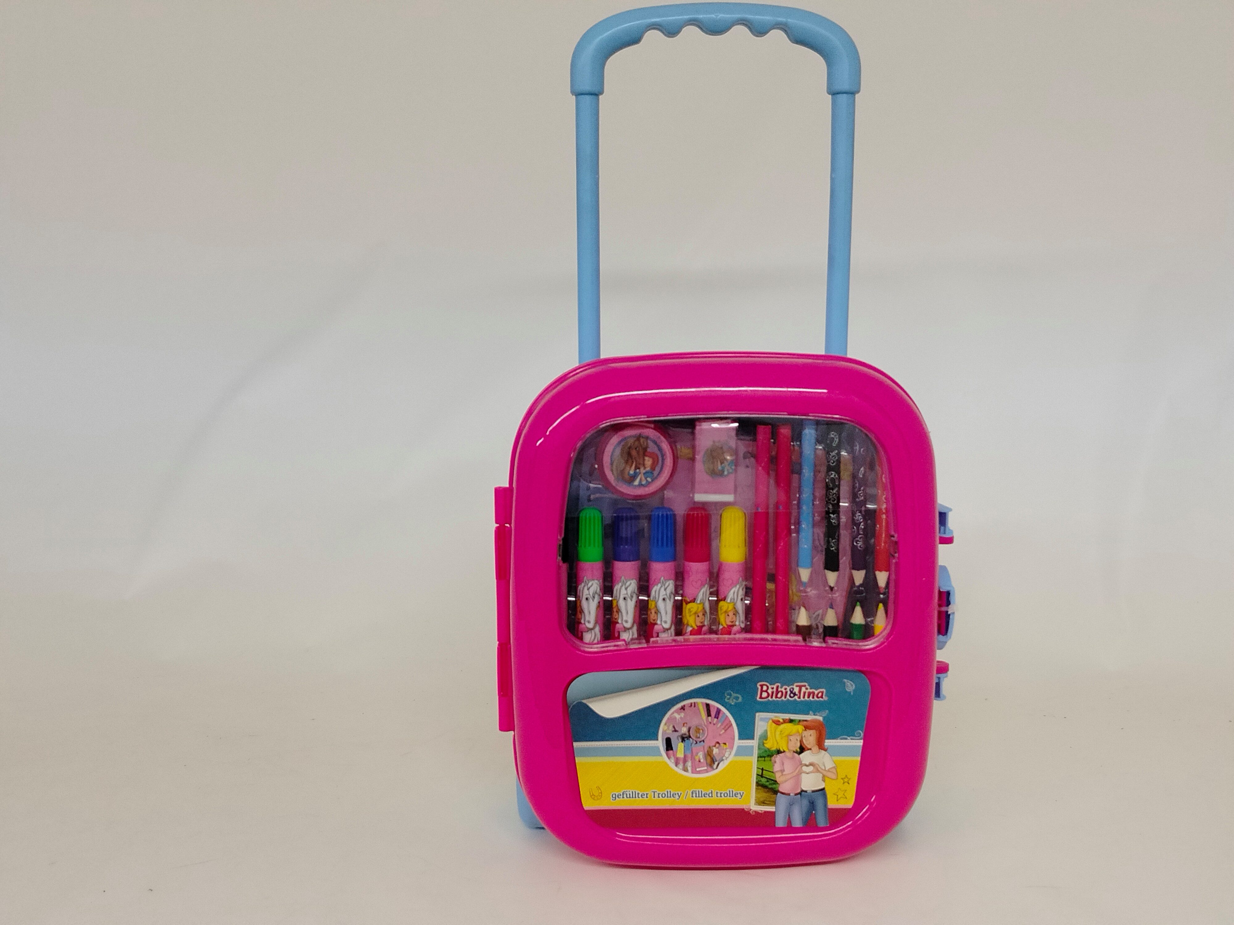 UNDERCOVER Kinderkoffer Bibi&Tina gefüllter Trolley