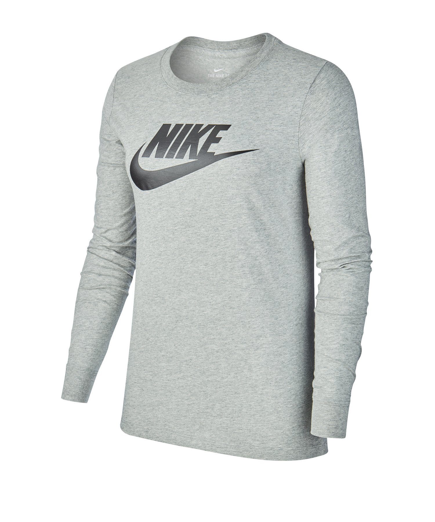 Damen grau Sweater Sweatshirt Nike Essential Sportswear