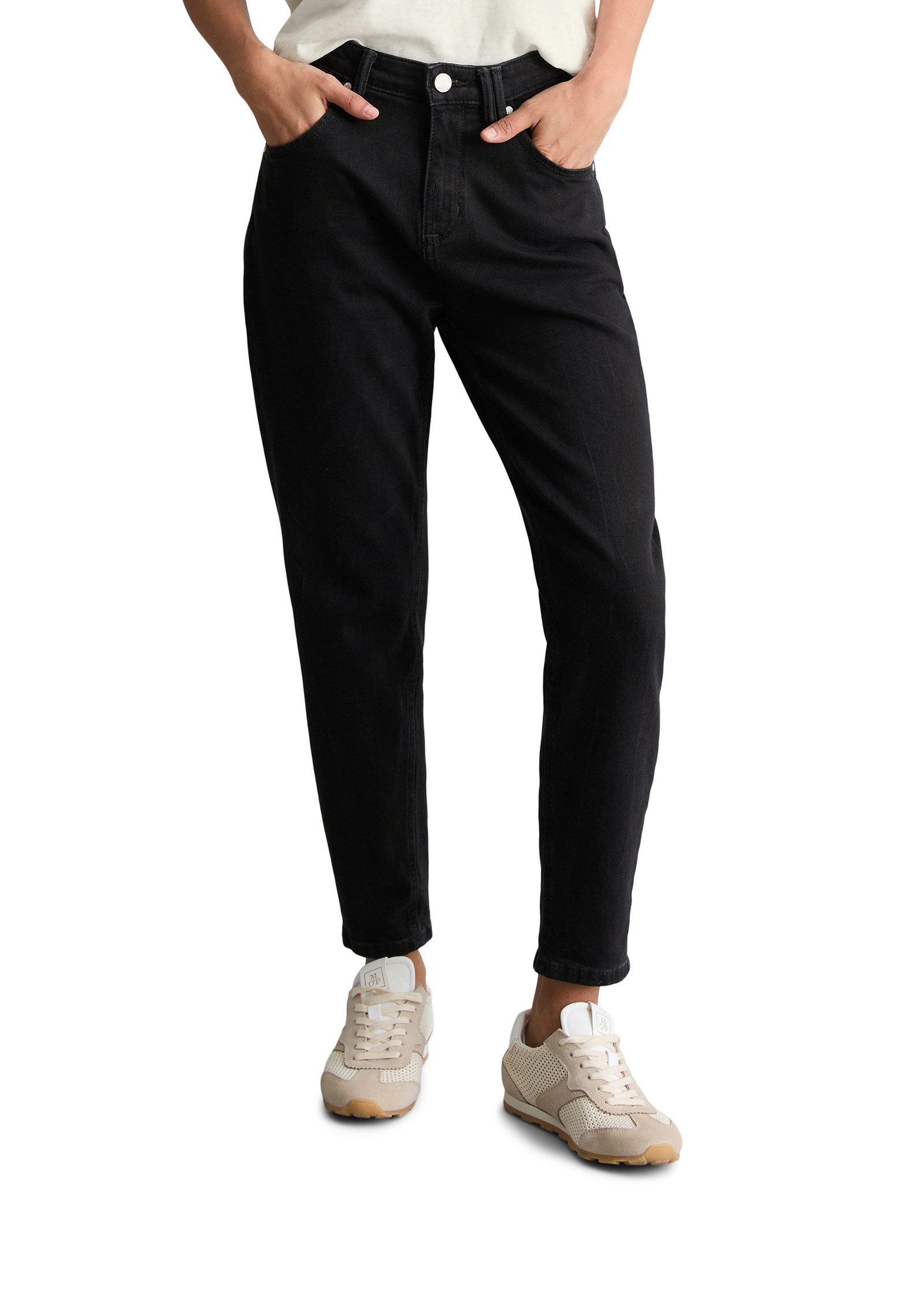 Marc O'Polo DENIM Boyfriend-Jeans aus stretchigem Organic-Cotton-Mix