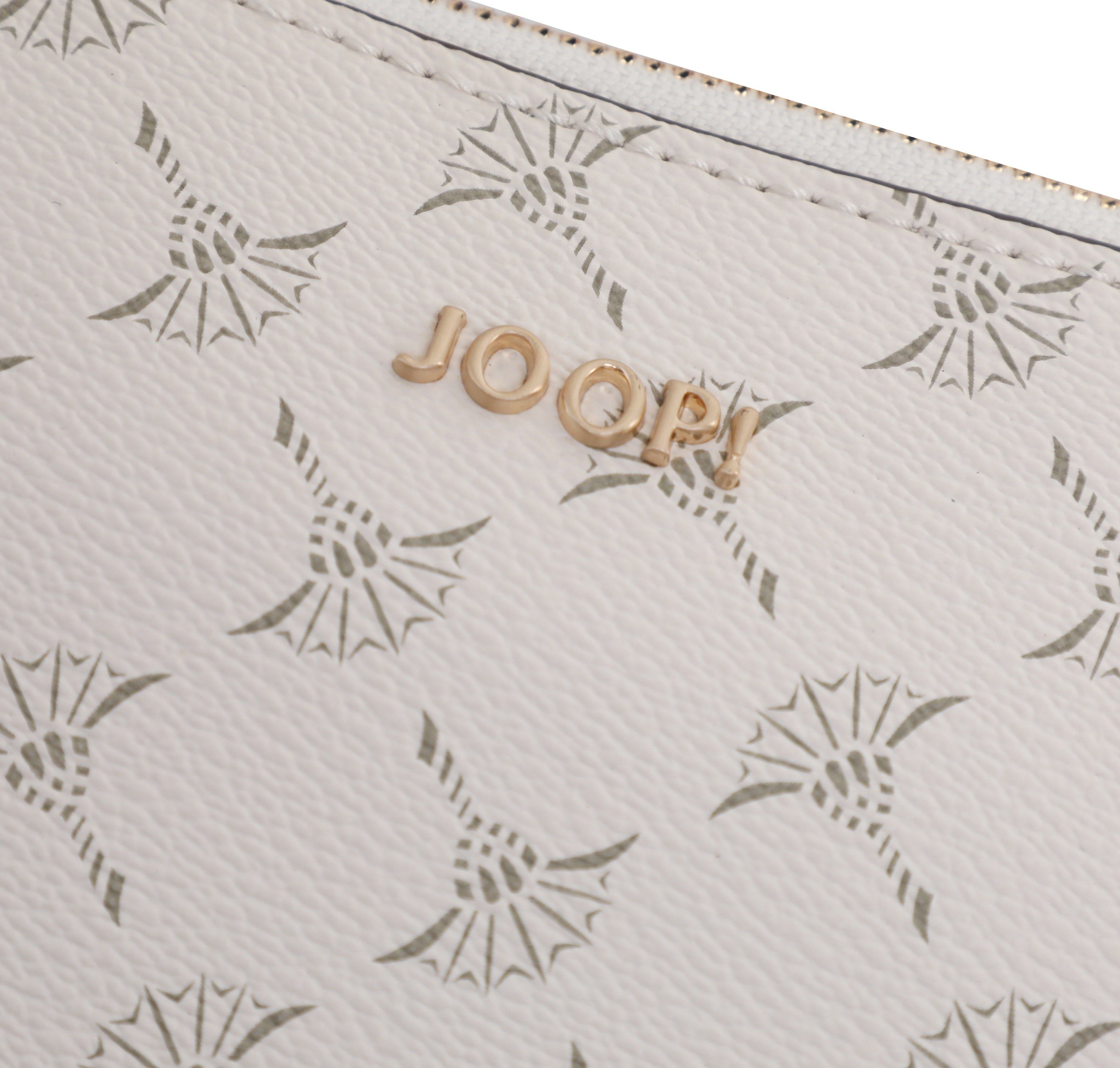 JOOP! Umhängetasche cortina 1.0 jasmina shoulderbag shz (Set, Abnehmbares RV-Täschen), Damen Schultertasche, Handtasche mit hübschem Aufdruck