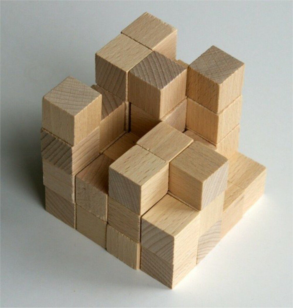 Erzgebirgische Holzspielwaren Ebert GmbH Würfel Buche natur vollkantig 20mm Konstruktionsspielsteine