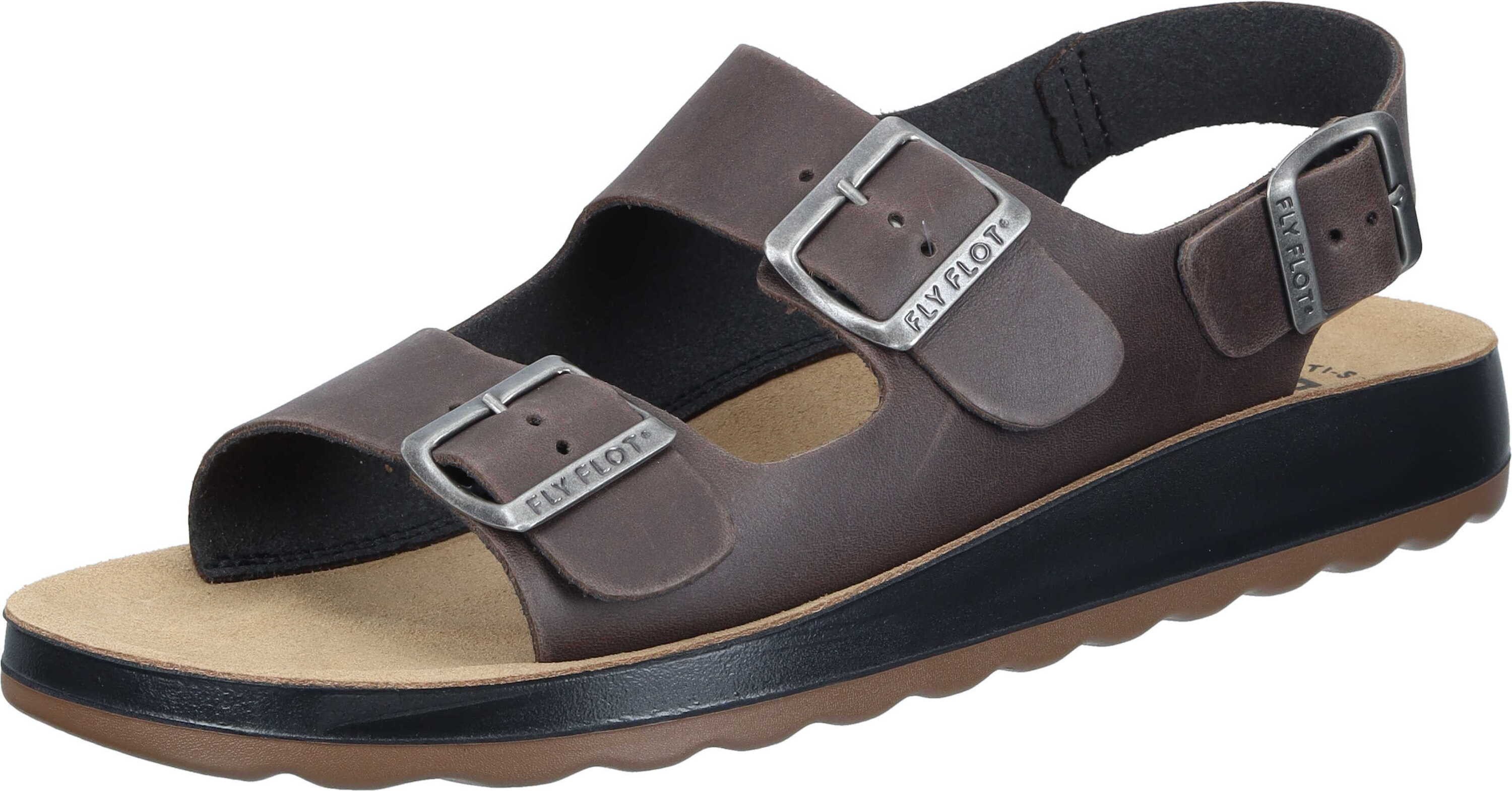 Fly Flot Sandaletten Sandalette aus echtem Fettleder