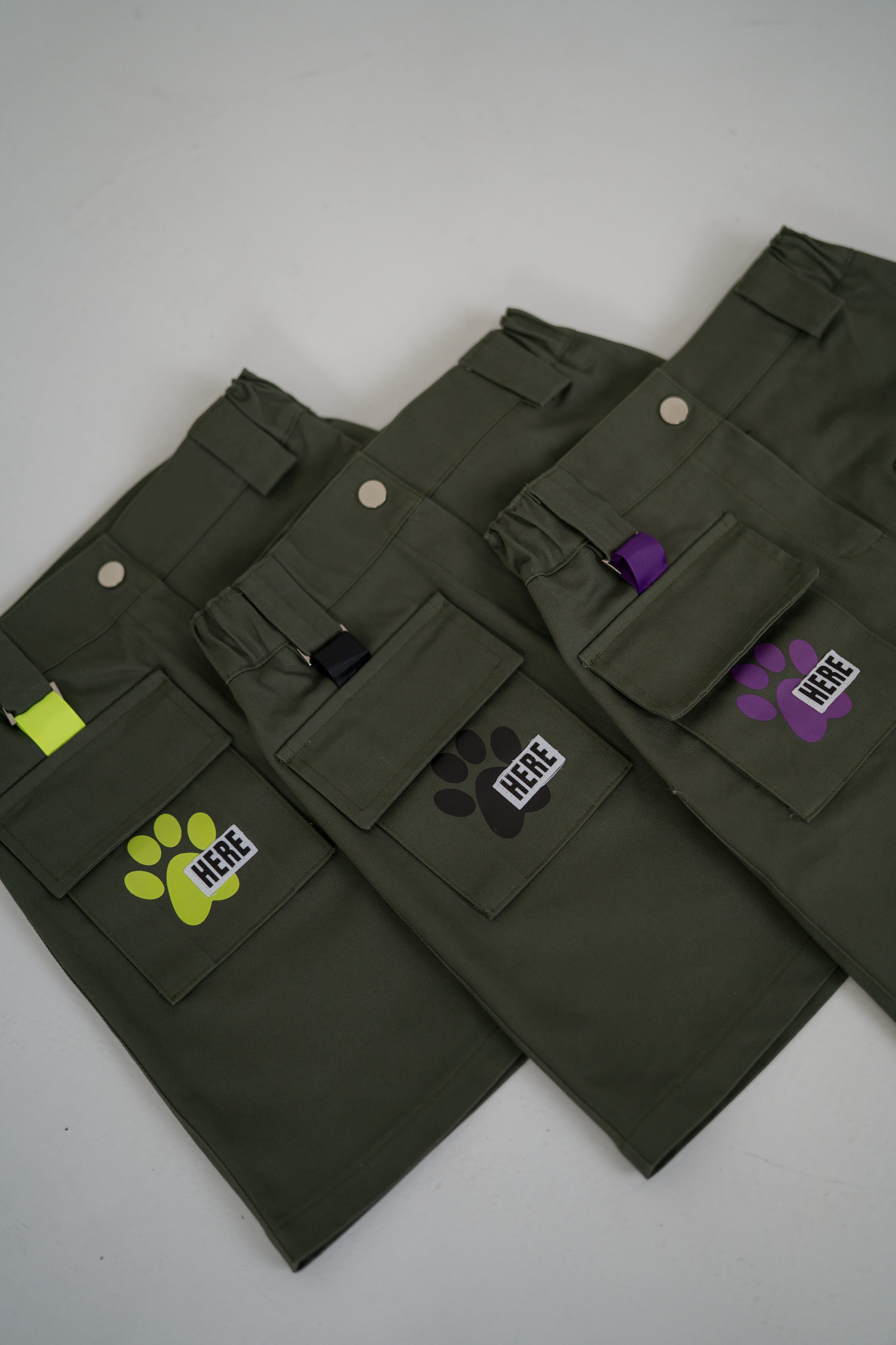 LEMONI Cargorock Cargo-Jeansrock mit Pfoten-Druck für günstig online kaufen