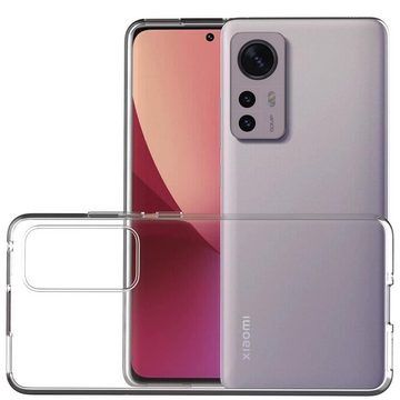 CoolGadget Handyhülle Transparent Ultra Slim Case für Xiaomi 12 Lite 5G 6,55 Zoll, Silikon Hülle Dünne Schutzhülle für Xiaomi 12 Lite 5G Hülle