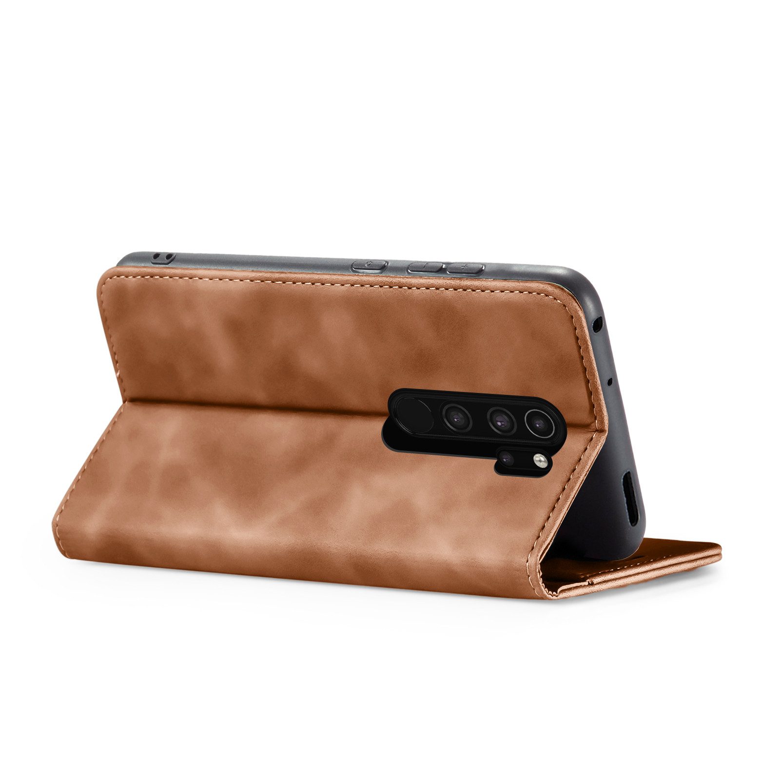 Tec-Expert Handyhülle Tasche Hülle für Xiaomi Redmi Note 8 Pro 6.53 Zoll, 6.53, Cover Klapphülle Case mit Kartenfach Fliphülle aufstellbar