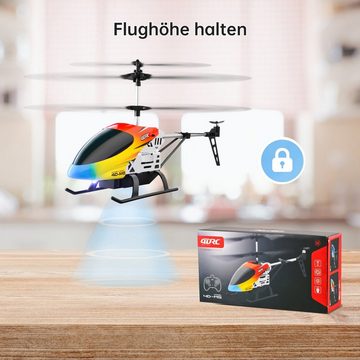 4DRC M5 ferngesteuerter Hubschrauber mit Gyro. Spielzeug-Drohne (2,4 GHz Flugspielzeug mit 3,5 Kanälen, LED-Licht)