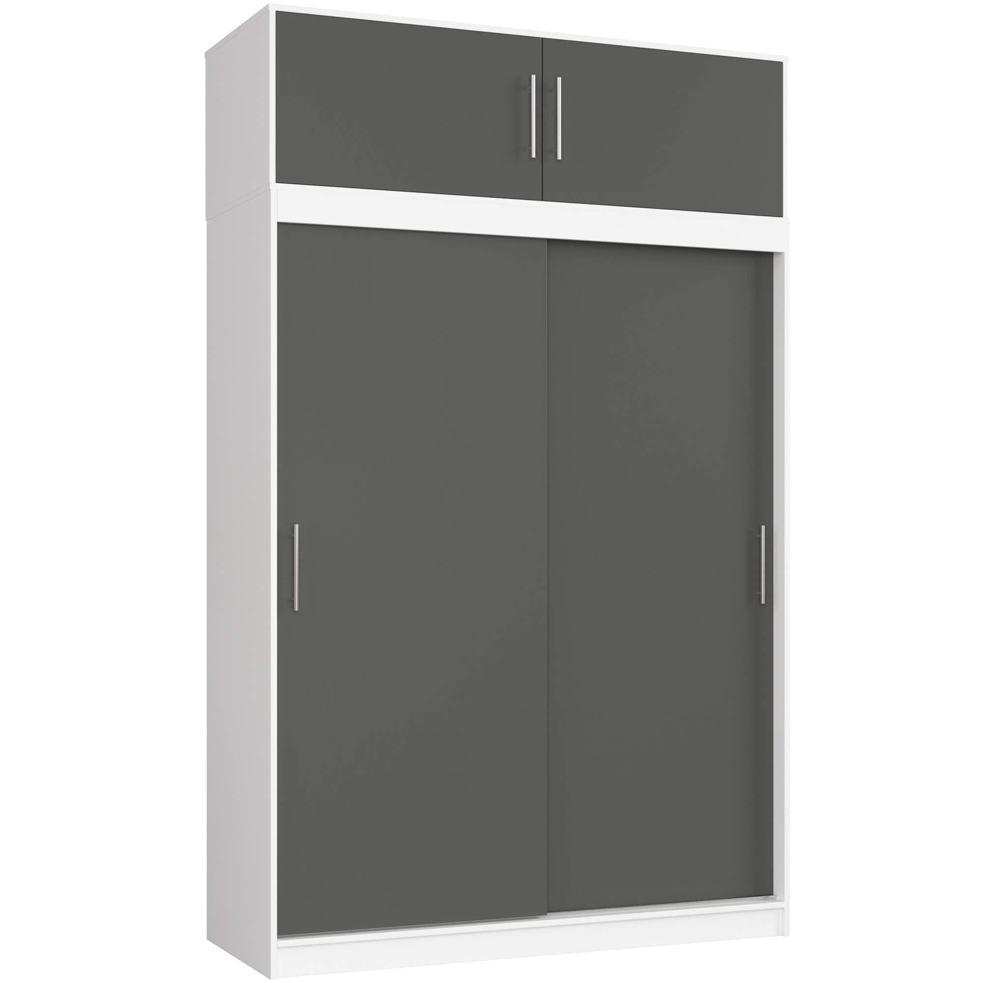 Raumhirsch Furniture Kleiderschrank Eleganter Kleiderschrank - Großer Stauraum - Garderobenschrank Hochwertige Spanplatte, Maße: 180 x 120 x 50 cm, 3 Türen