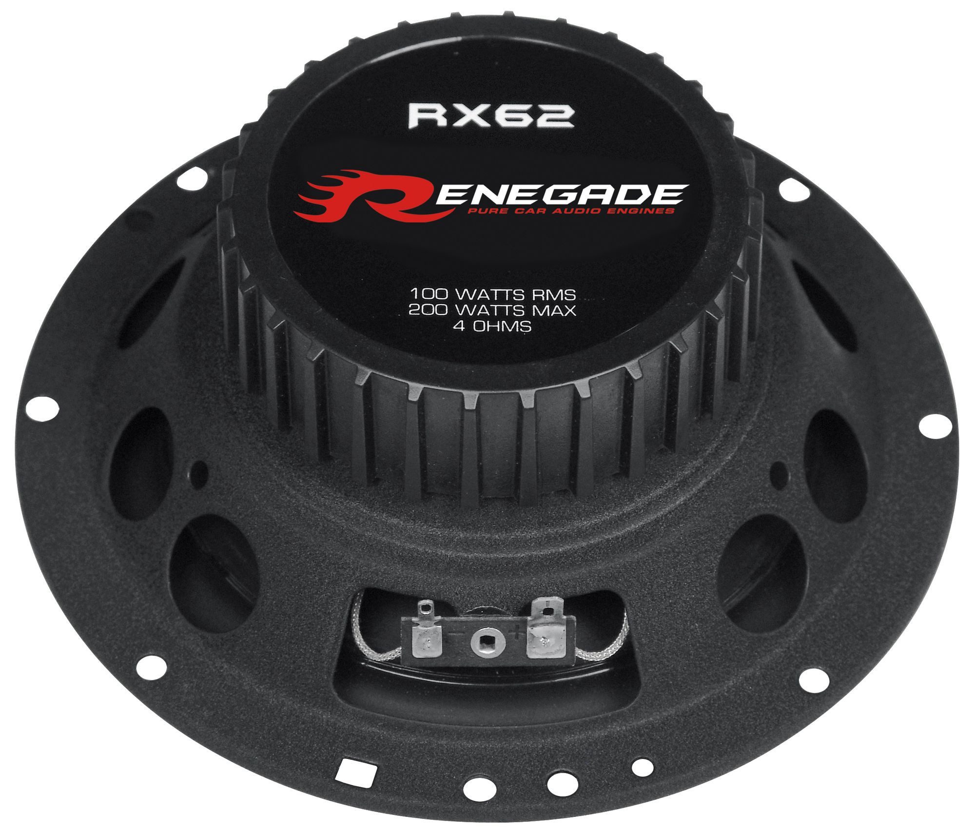 Renegade RX62 16,5cm 2-Wege Lautsprecher Koaxial-System Auto-Lautsprecher (100 W)