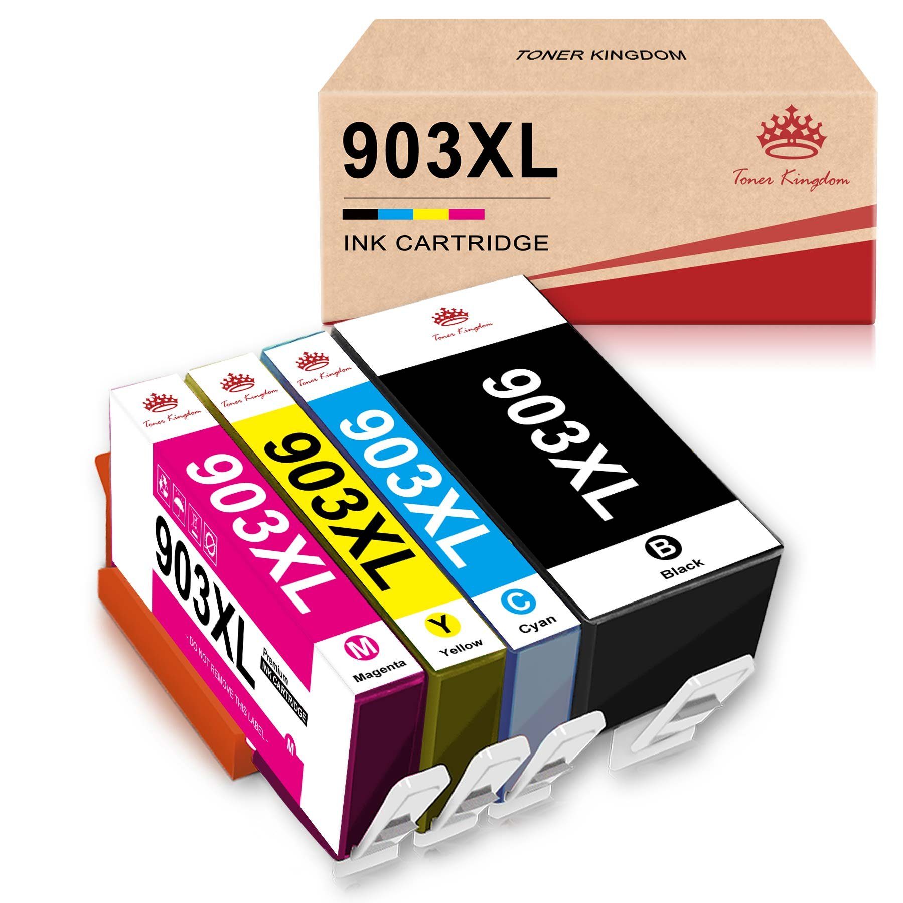 XL für 903 Kompatibel 903XL Kingdom Tintenpatrone HP 6950 Toner 6970 Officejet