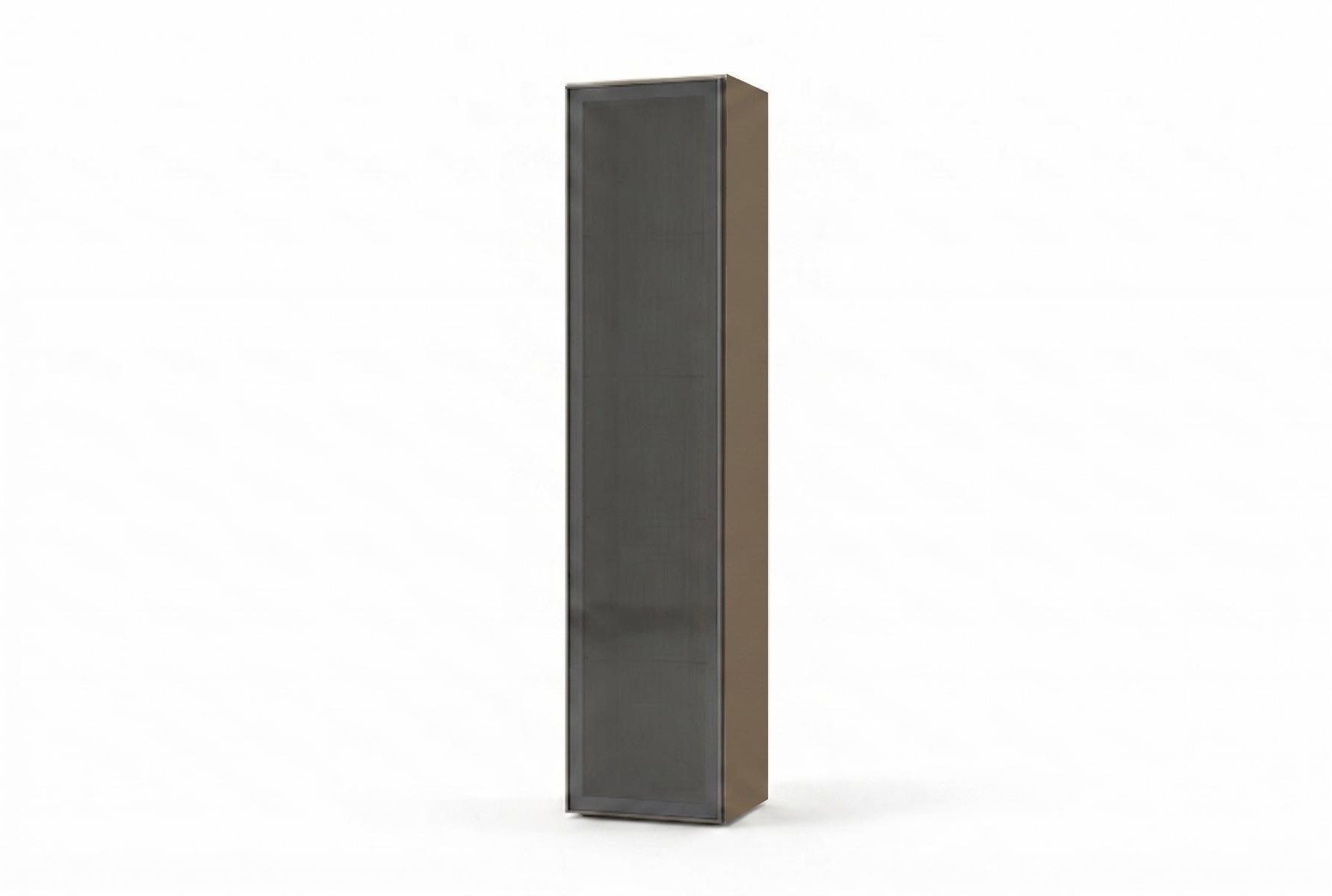 Xlmoebel Vitrine Zweier-Set Vitrinenschränke in Graubeige im modernen Design Made in Europa