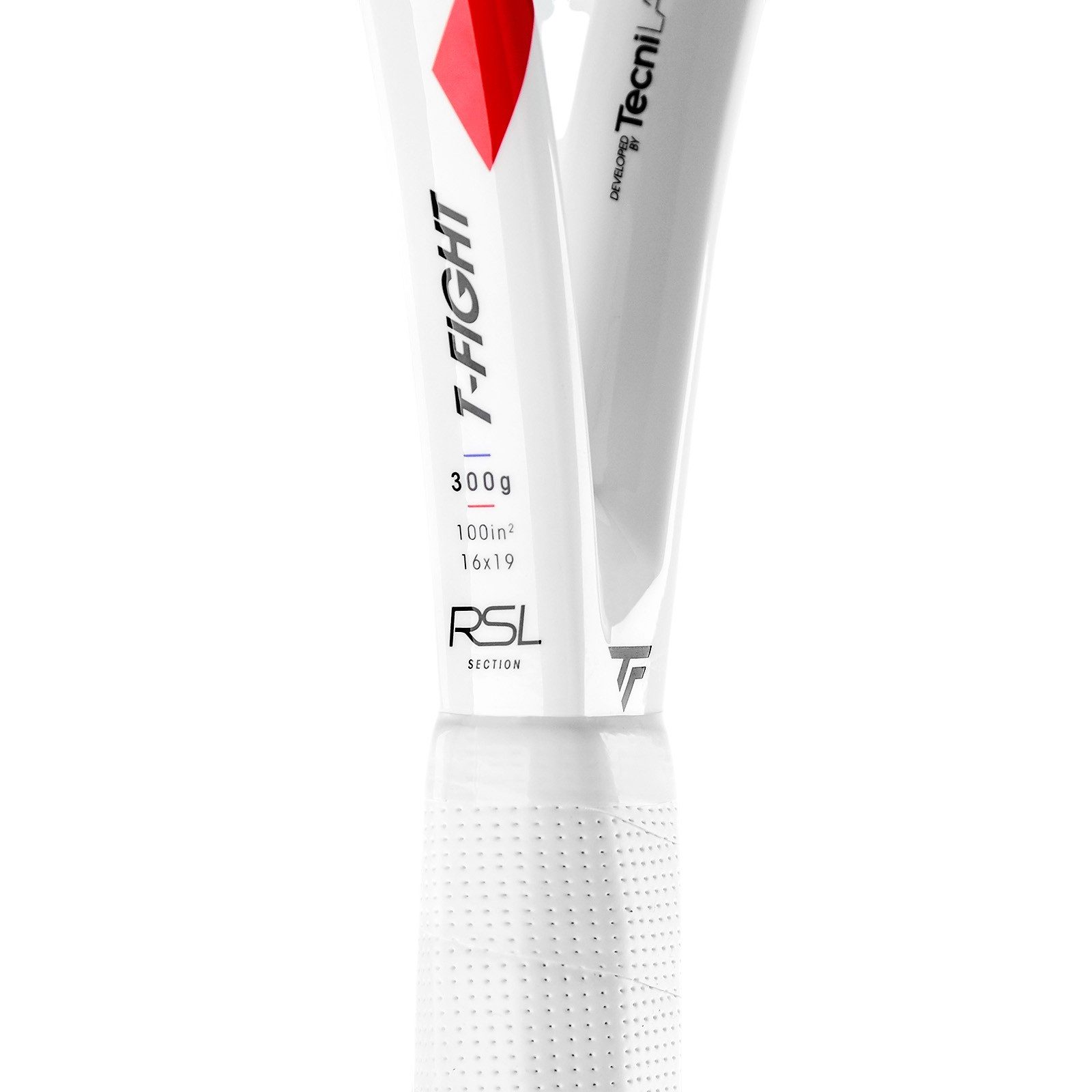 Tecnifibre Tennisschläger T-Fight 300 100in/300g 2025 weiss - besaitet