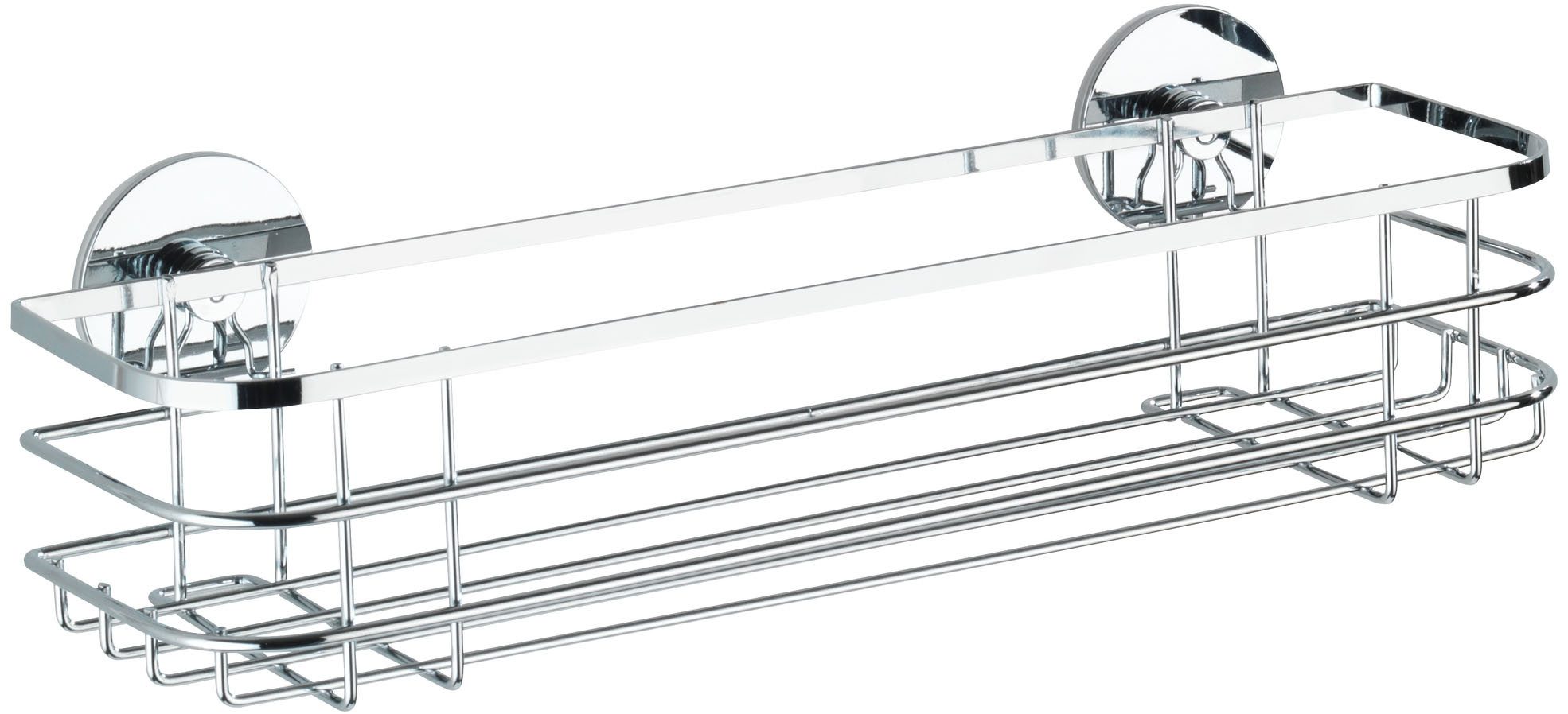 WENKO Badregal Turbo-Loc®, Badregal, befestigen ohne Bohren, Turbo-Loc®, rostfreier Edelstahl