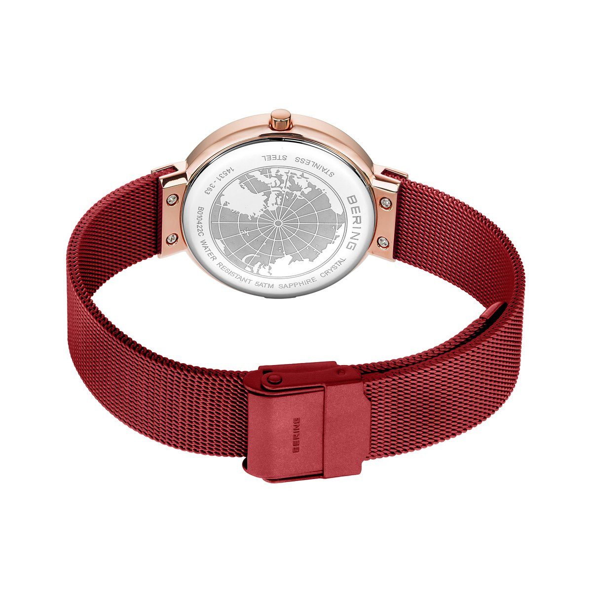 Bering Quarzuhr 14531 Classic Kollektion, Damen Armbanduhr, 31mm, Stilvoll, Elegant, Edelstahlgehäuse