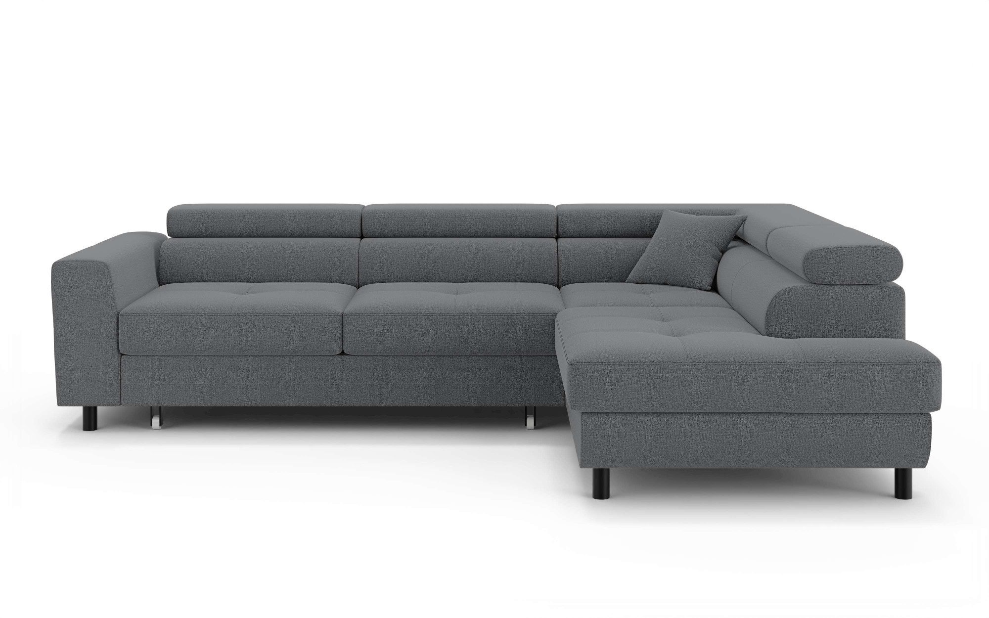 OTTO home Ecksofa AADEN Schlafsofa 254 cm - OTTO. Verlässliche Qualität., mit Bettfunktion, Bettkasten, Kopfstützen, rechts/links bestellbar – Bild 2 von 5