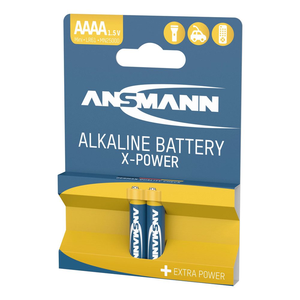 ANSMANN AG Ansmann X-Power Mini (AAAA)-Batterie Mini (AAAA) Alkali-Mangan 1.5 V Batterie