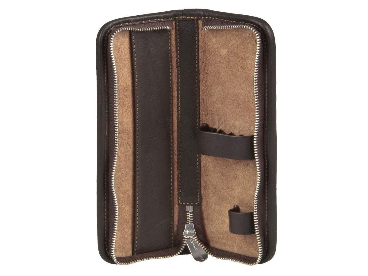 Sonnenleder Schreibgeräteetui Böll, Stiftetui, Federtasche, süddeutsches Rindleder