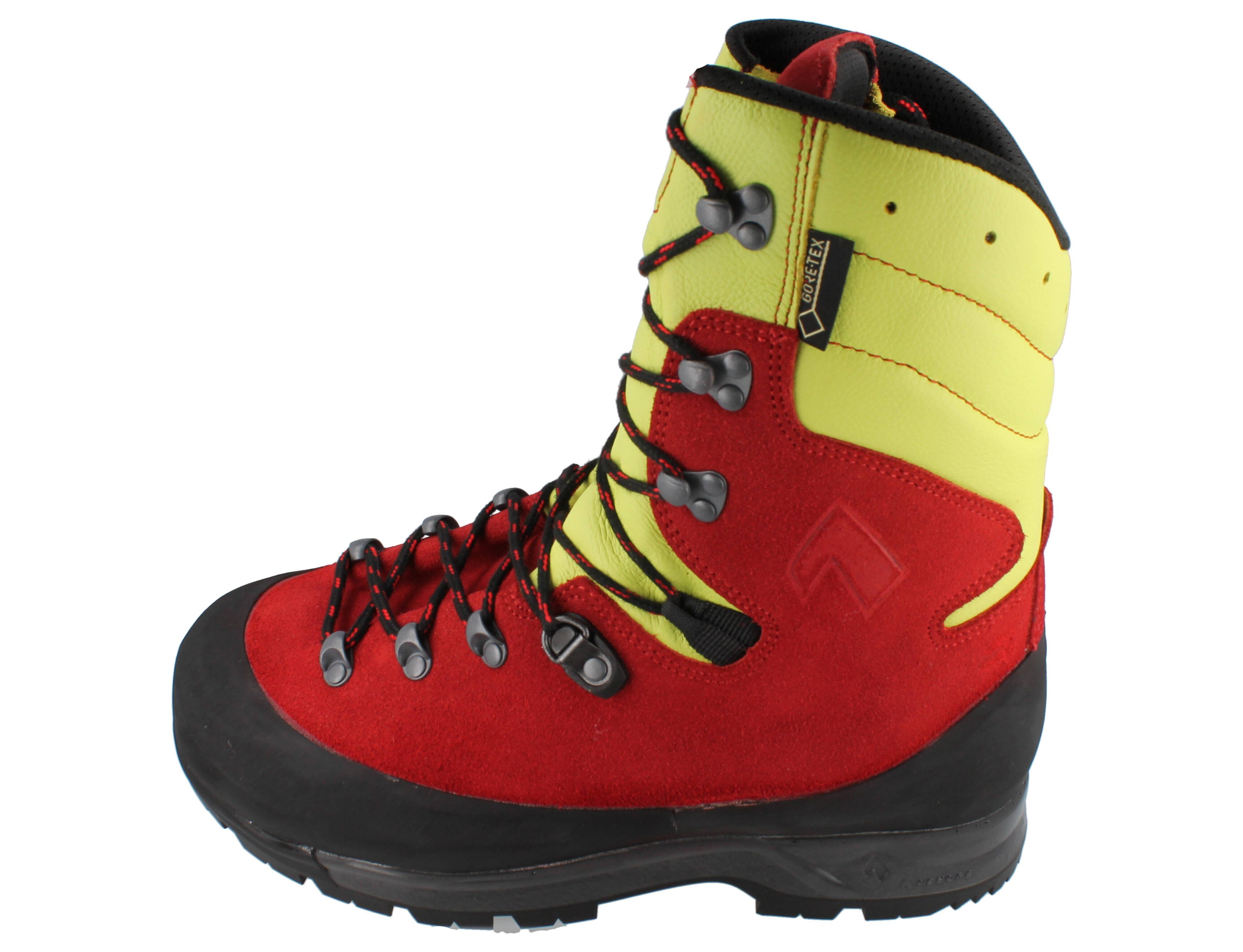 haix HAIX Protector Forest 2.1 SB Schnittschutzstiefel red/yellow - Größe: Schnittschutzstiefel Wasserdicht