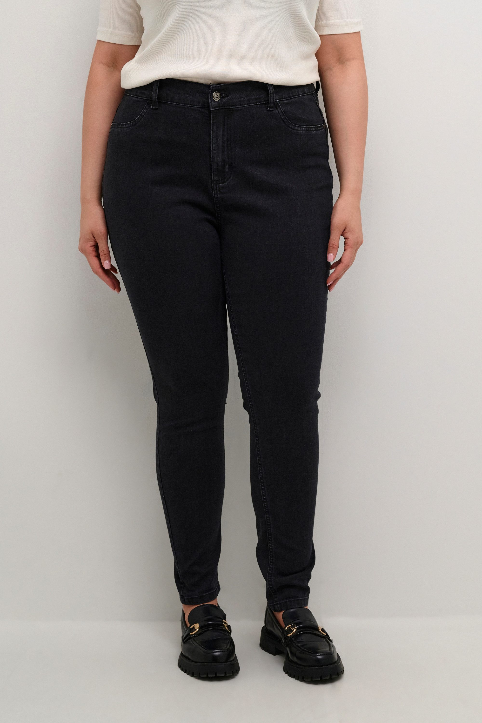 KAFFE Curve Regular-fit-Jeans Jeans KClaurina Große Größen