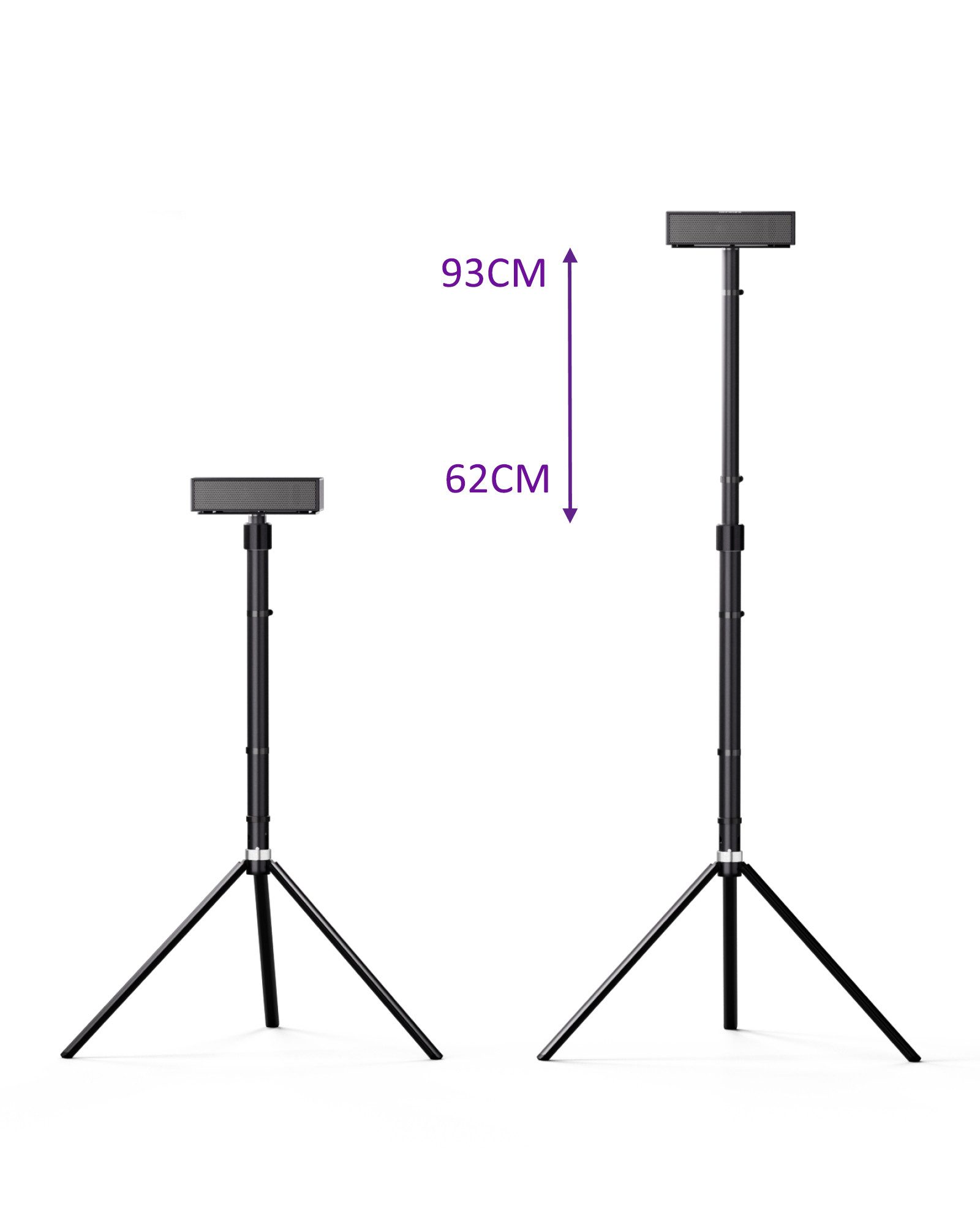 Ultimea Lautsprecherständer Steady S80 - 1 Paar Lautsprecherständer für Nova S80 soundbar, (bis 36,6 Zoll, 2-tlg, Höhenverstellbare Ständer, Ausziehbar 62–93 cm)