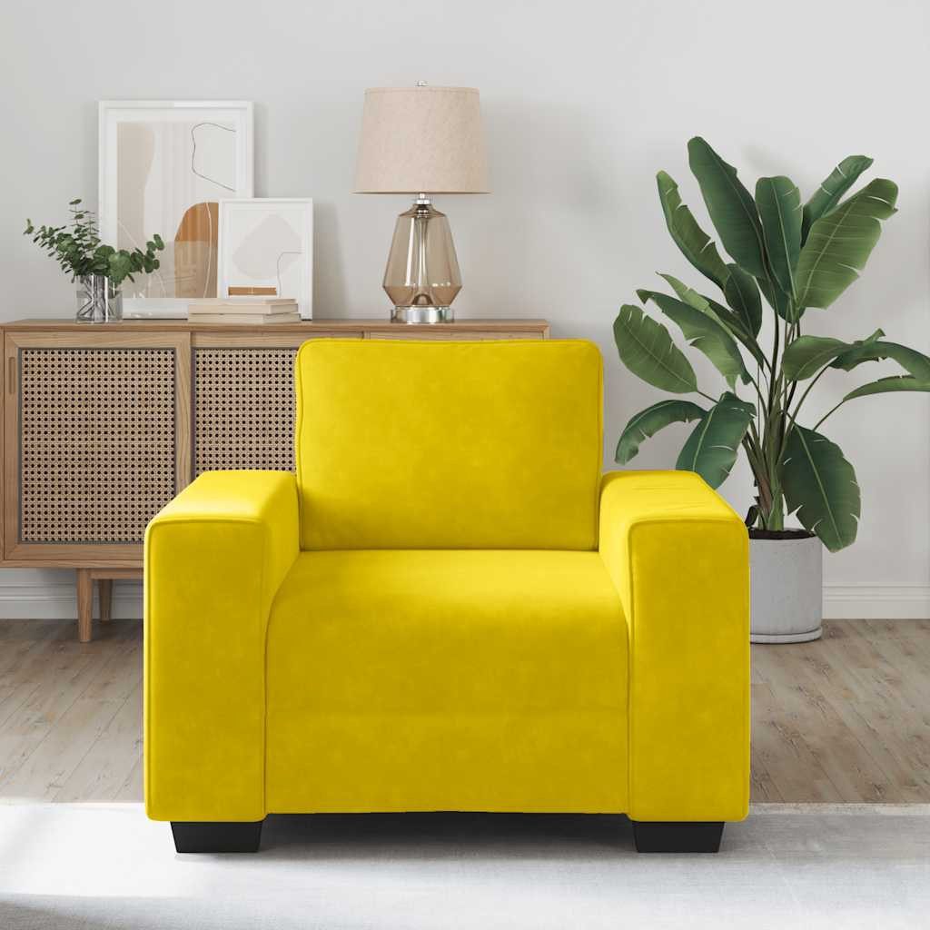 vidaXL Sofa Sessel Gelb 60 cm günstig online kaufen