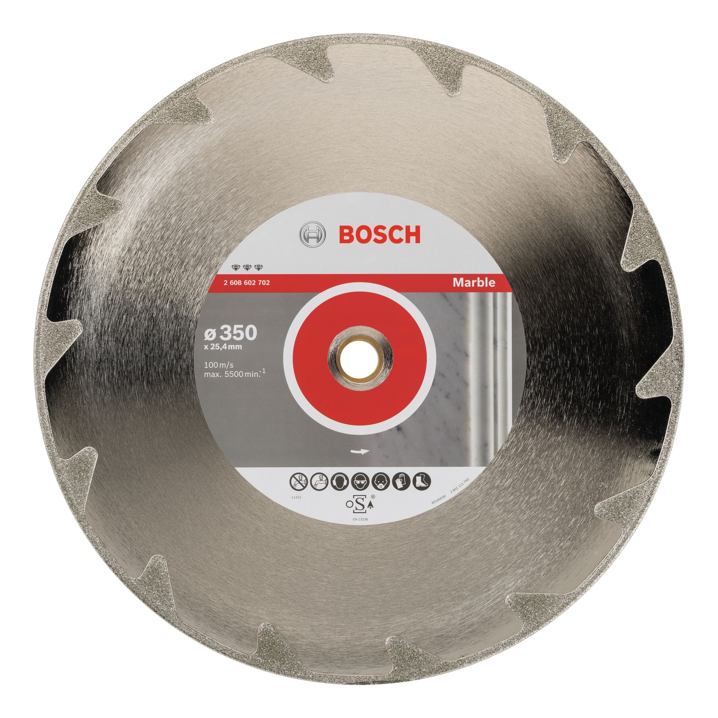 BOSCH Trennscheibe, Ø 350 mm, Best for Marble Diamanttrennscheibe - 350 x 25,4 x 2,6 x 5 mm