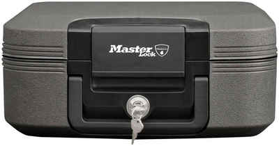 Master Lock Geldkassette, mit Feuerschutz und wasserdicht, 7,8 Liter Innenvolumen