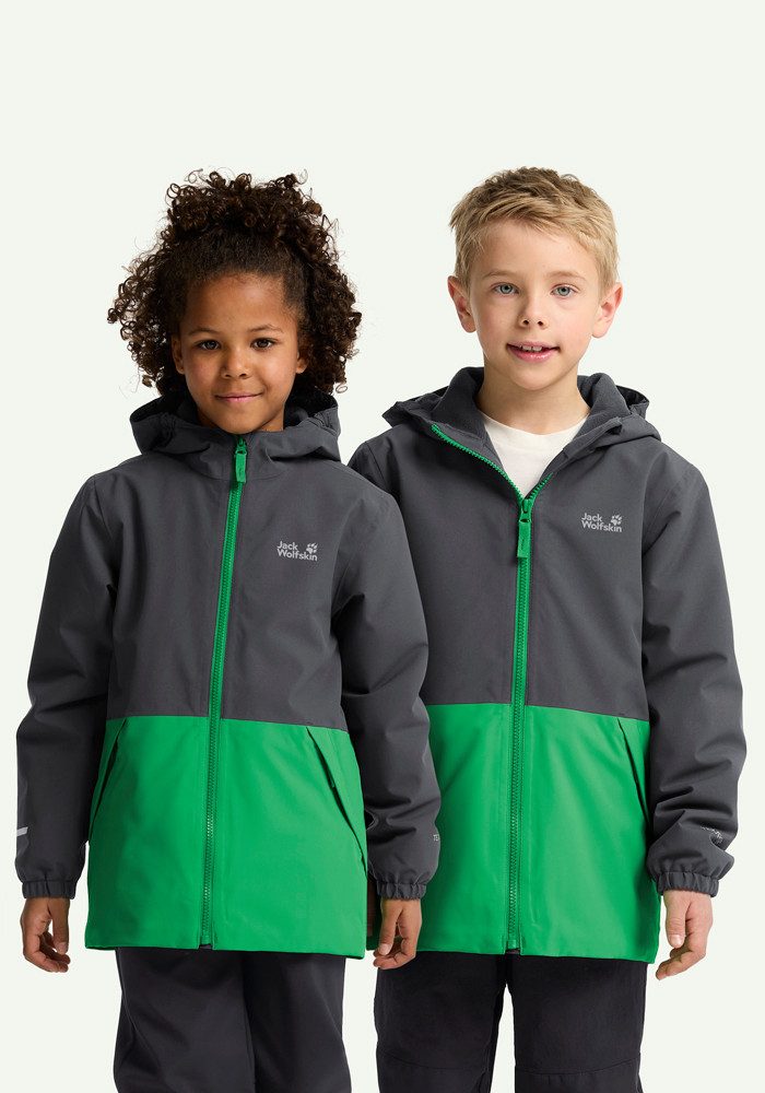 Jack Wolfskin Winterjacke SNOW DAYS JKT KIDS Winterjacke für Kinder, warm, wasserdicht