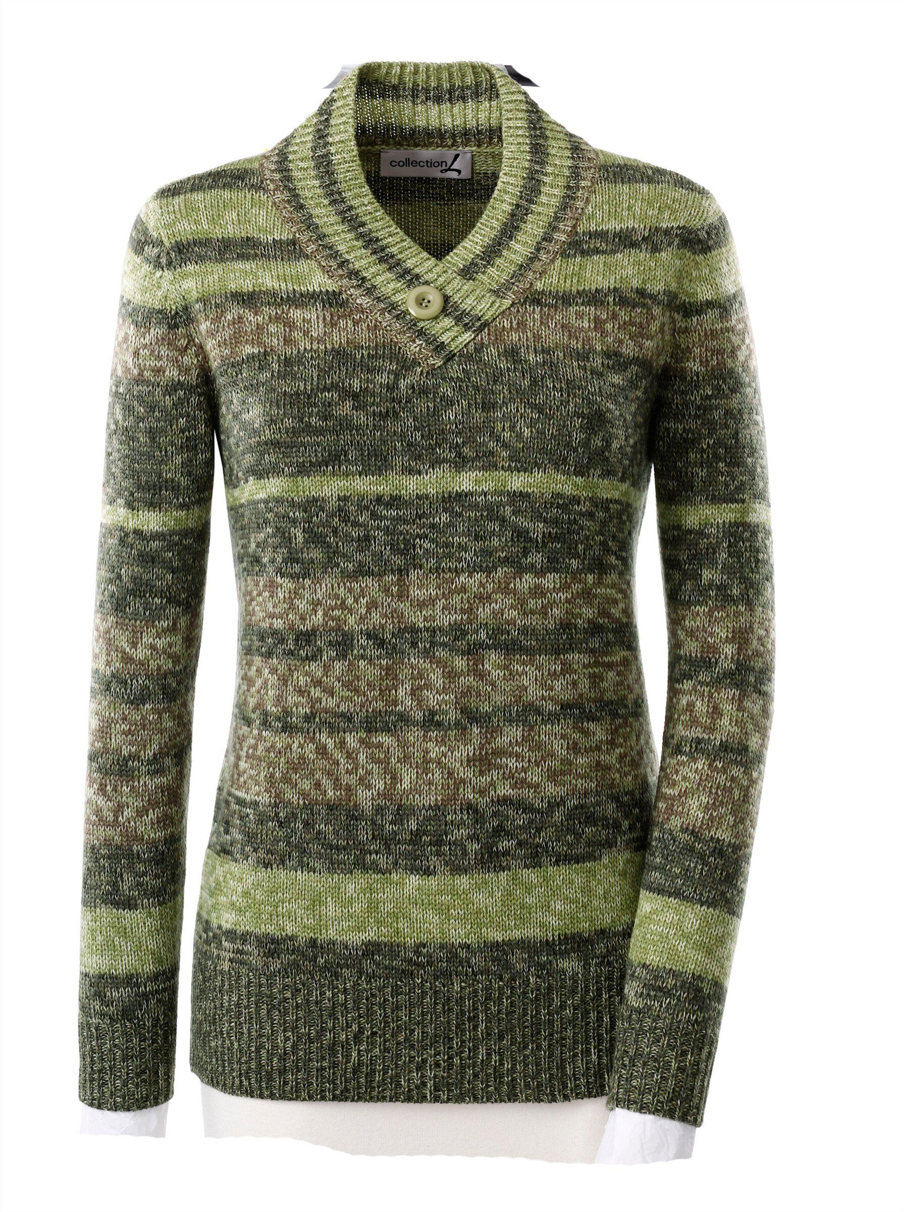 Strickpullover V-Ausschnitt-Pullover