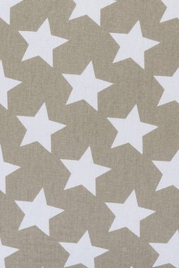 ELBERSDRUCKE Dekokissen Stars allover, Kissenhülle mit Polyesterfüllung mit trendigen Stern-Motiven, 45x45 cm