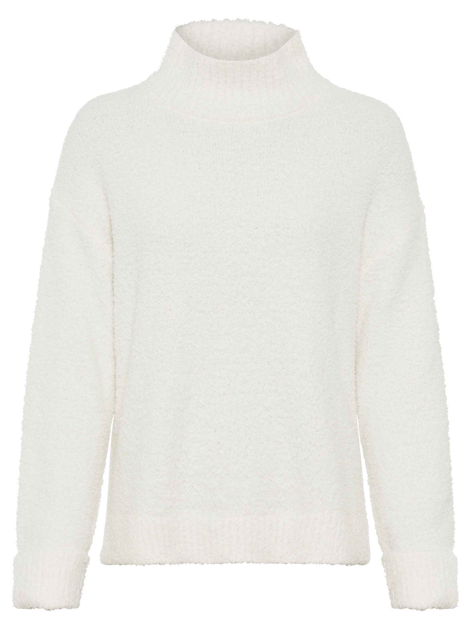 Olsen Stehkragenpullover mit fixiertem Umschlag günstig online kaufen