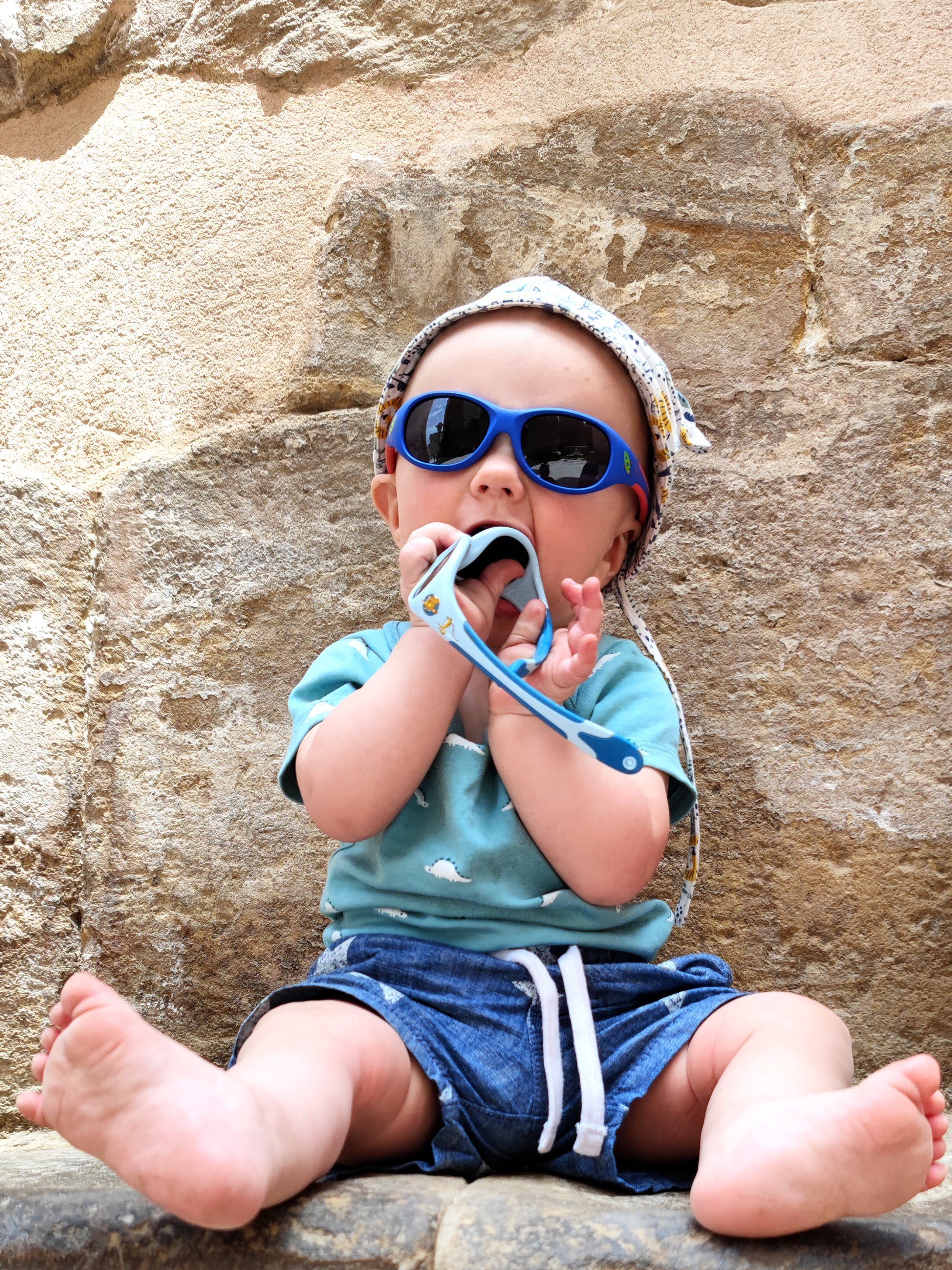 ActiveSol SUNGLASSES Sonnenbrille Baby Sonnenbrille, Jungen & Mädchen, 0-2  Jahre (in bunten Farben & mit pfiffigen Motiven) Unzerstörbar & Flexibel