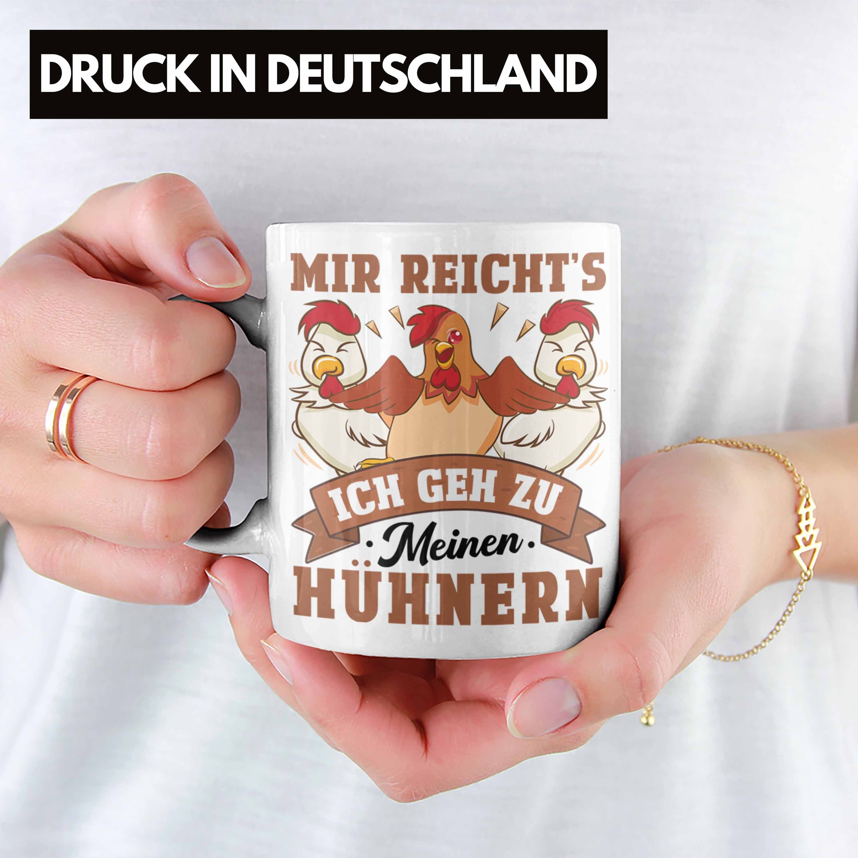 Zu Trendation Geh Reichts Mir Bauernhof Hühnern Landwirt - Ich Trendation Spruch Tasse Meinen Tasse Weiss Geschenk