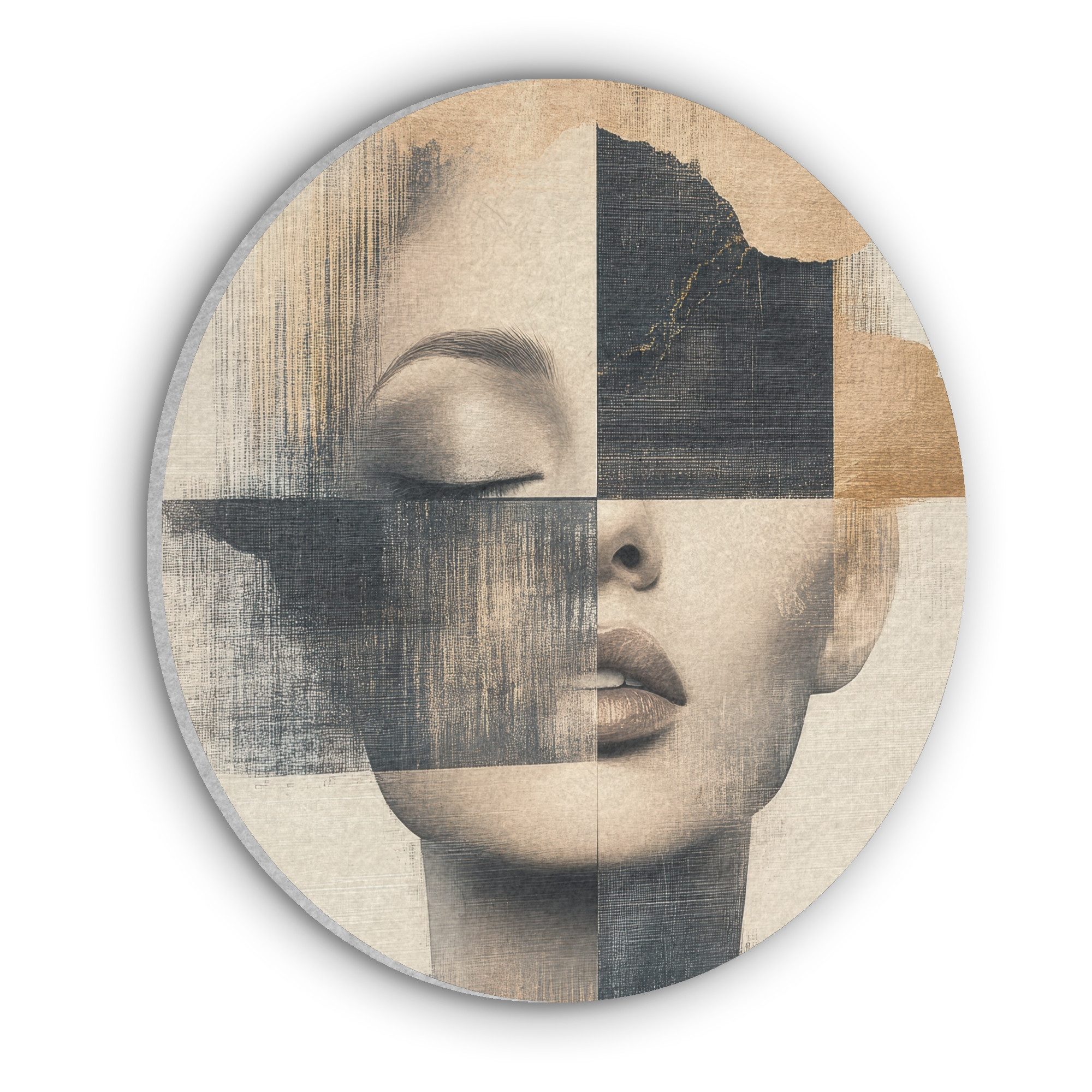 MuchoWow Gemälde Gold - Frau - günstig online kaufen